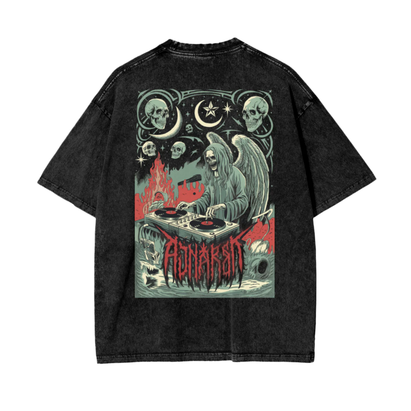 Aonaran Reversed Oversize Snow Washed T-Shirt