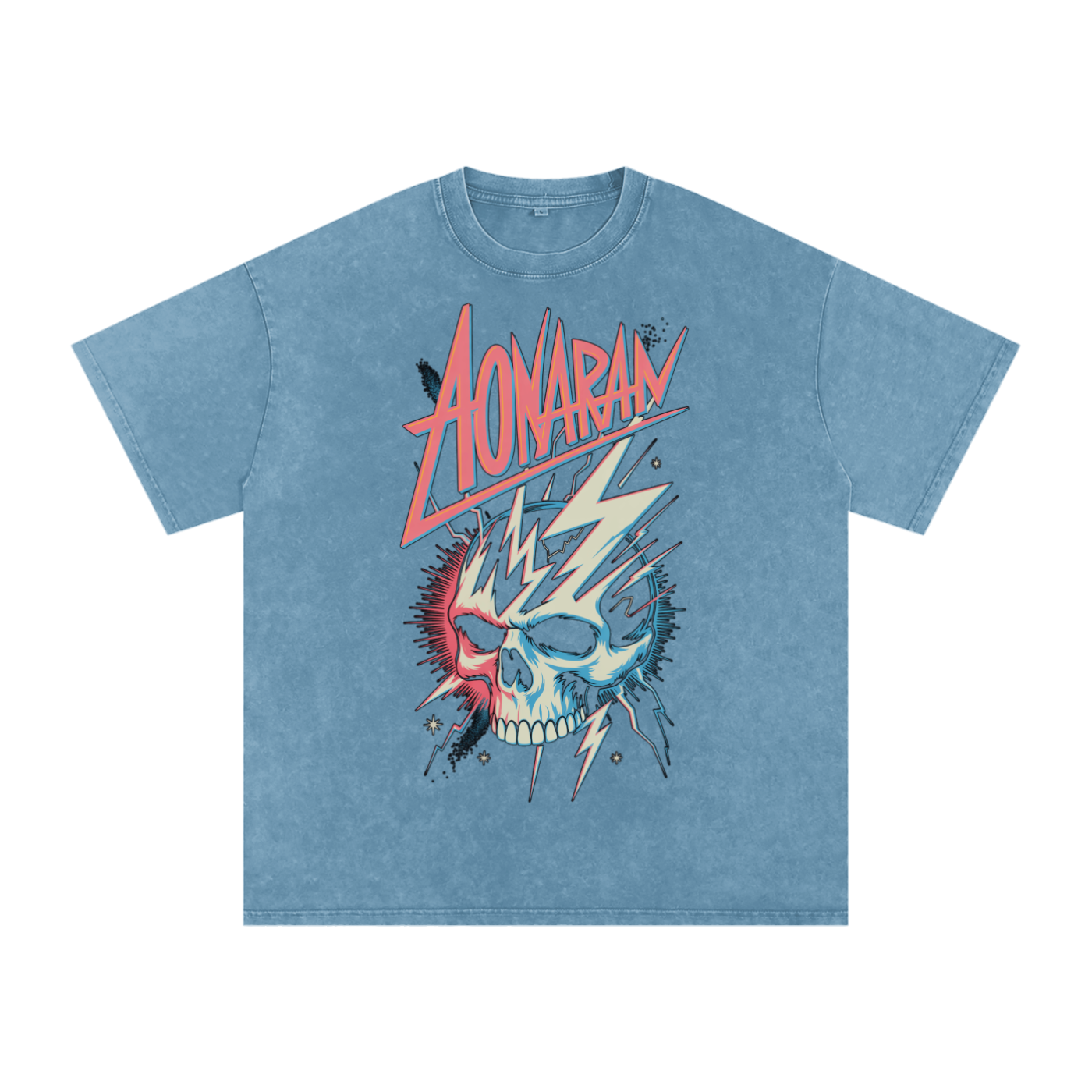 Aonaran Acid Wash Oversize T-Shirt