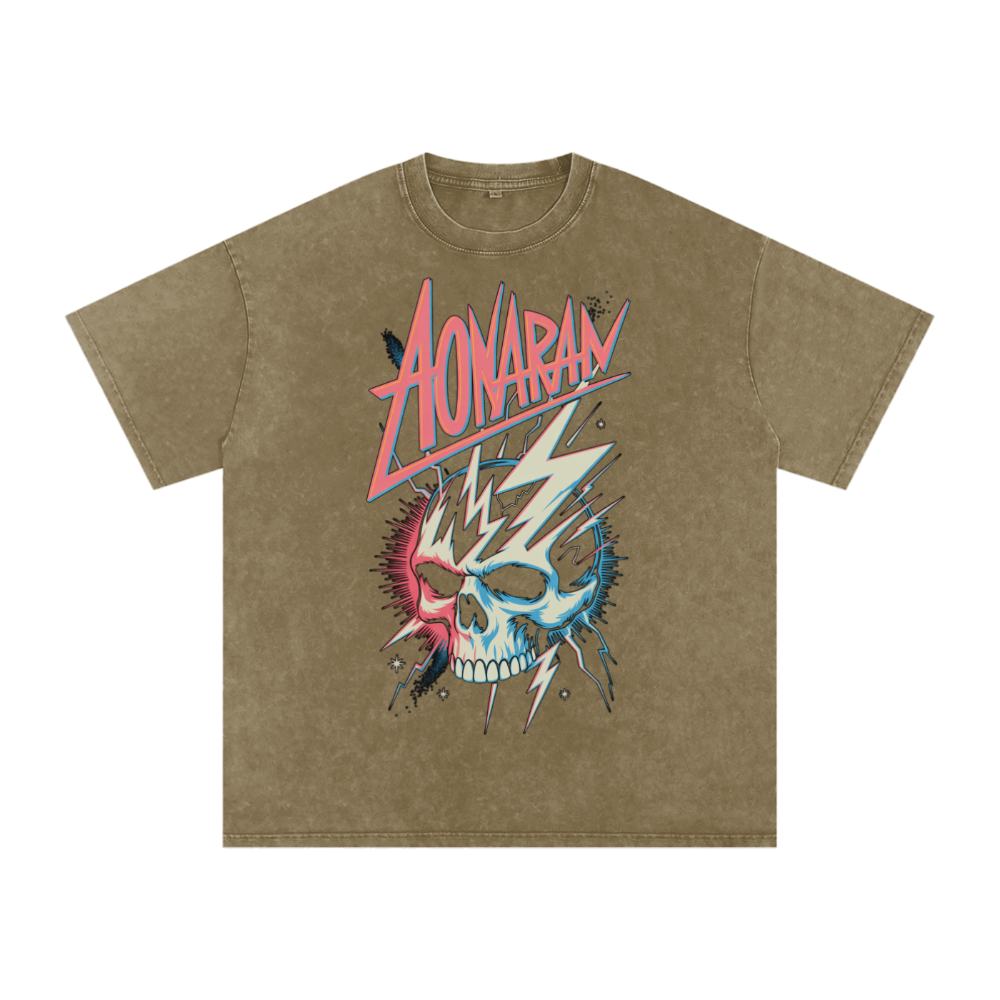 Aonaran Acid Wash Oversize T-Shirt