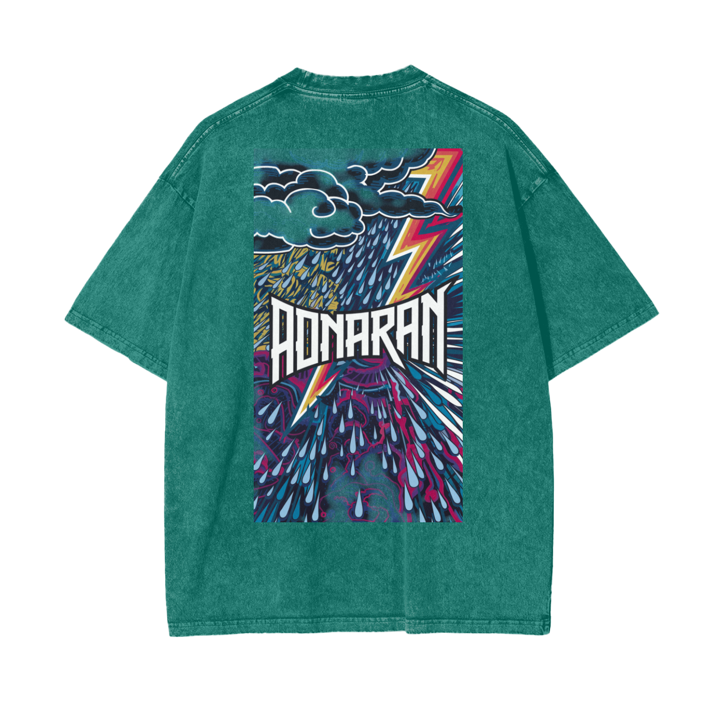 Aonaran Reversed Oversize Snow Washed T-Shirt