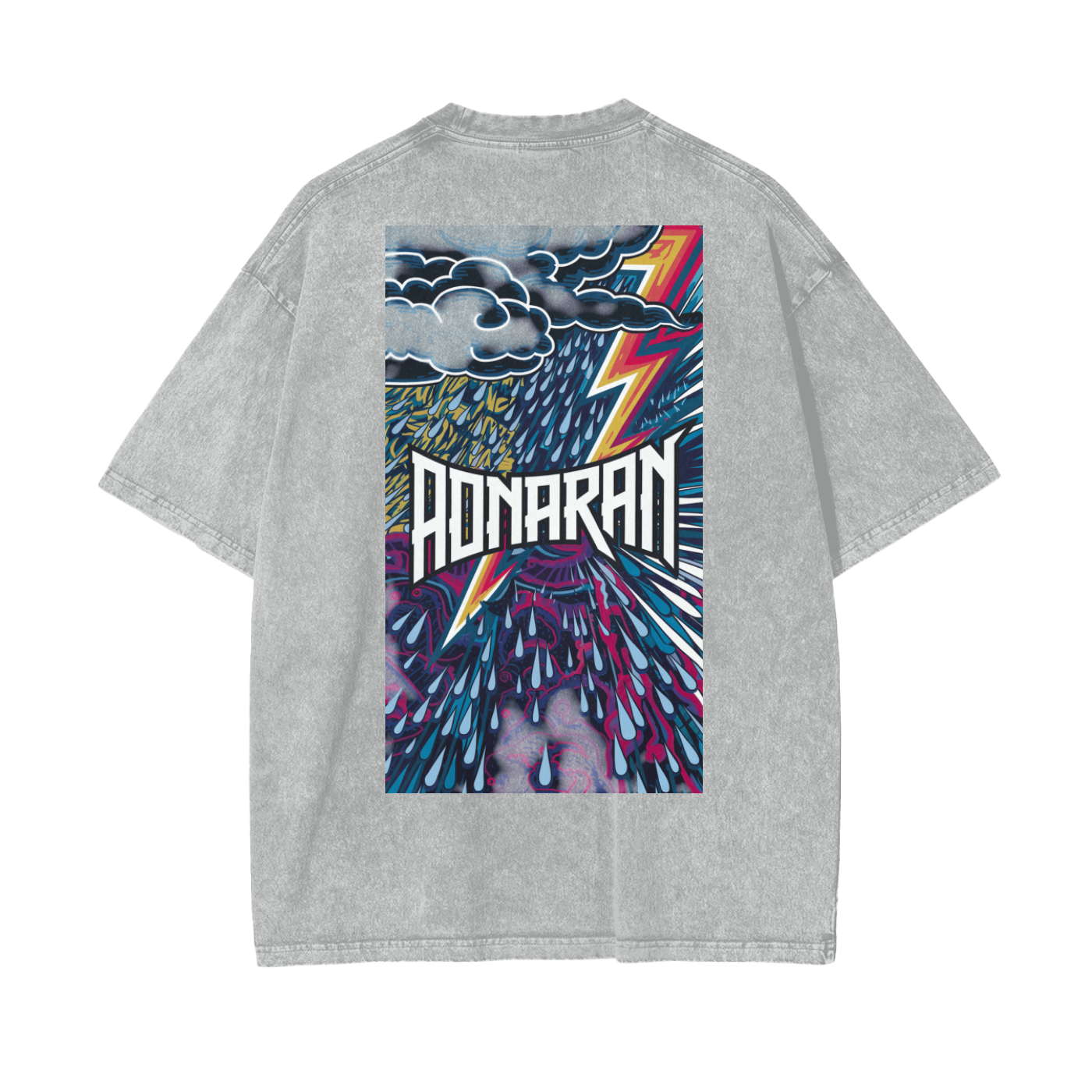 Aonaran Reversed Oversize Snow Washed T-Shirt