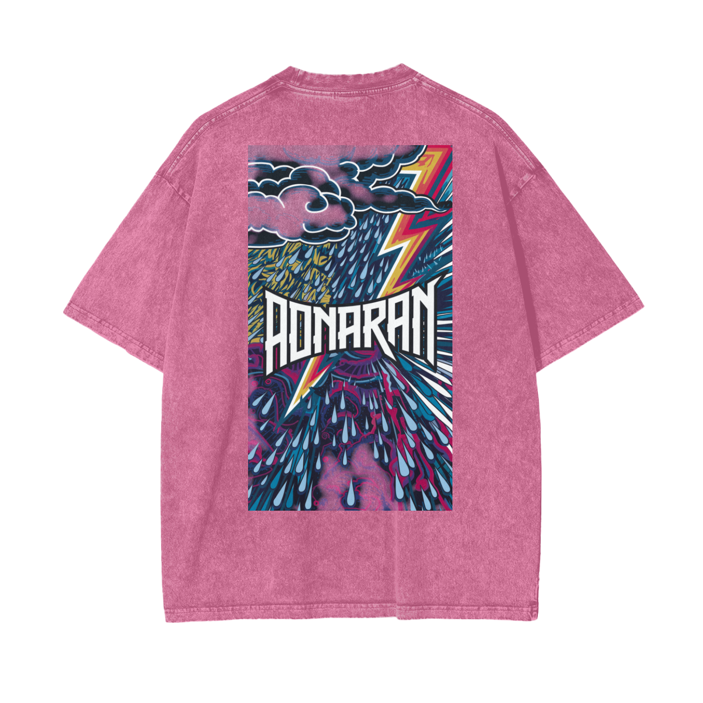 Aonaran Reversed Oversize Snow Washed T-Shirt