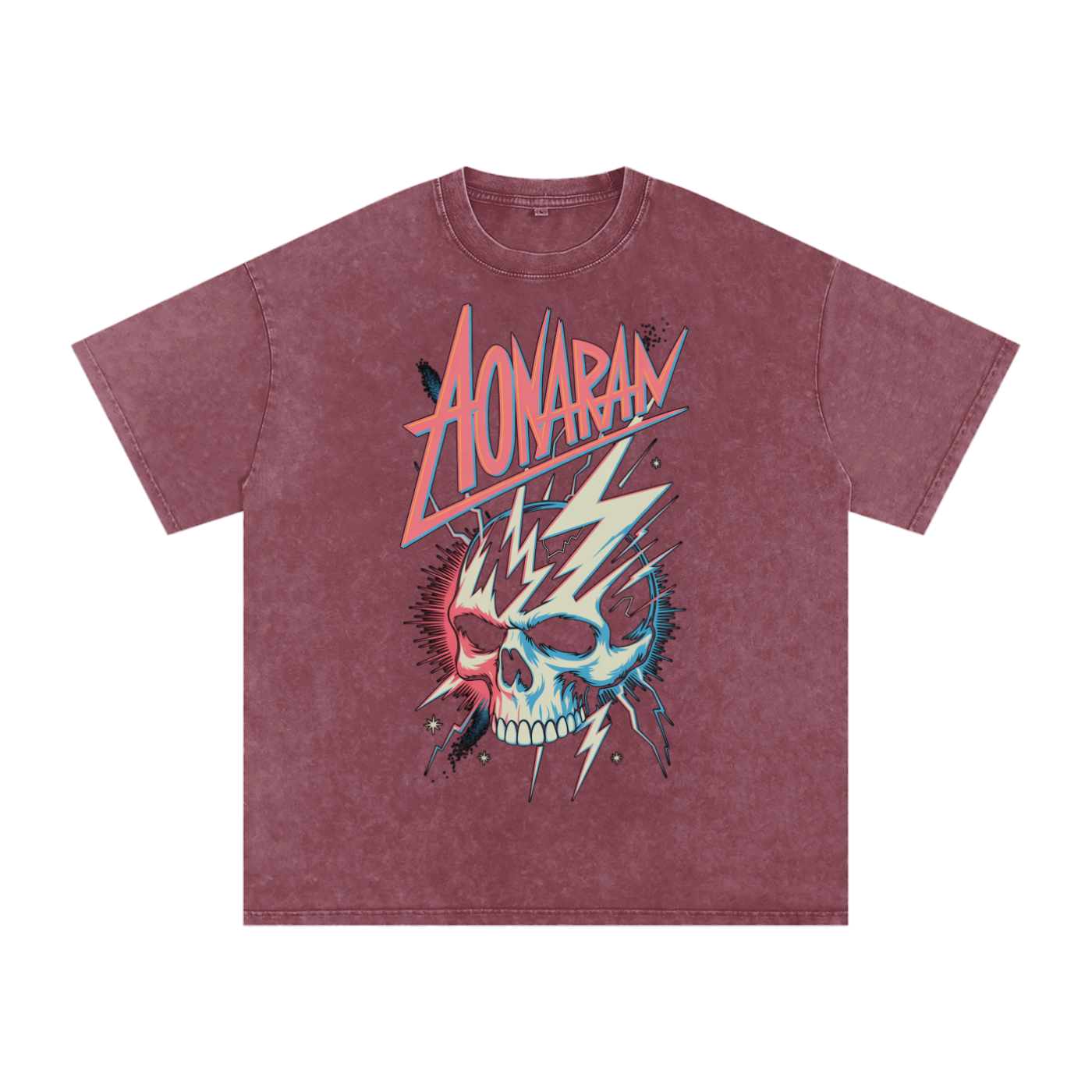 Aonaran Acid Wash Oversize T-Shirt