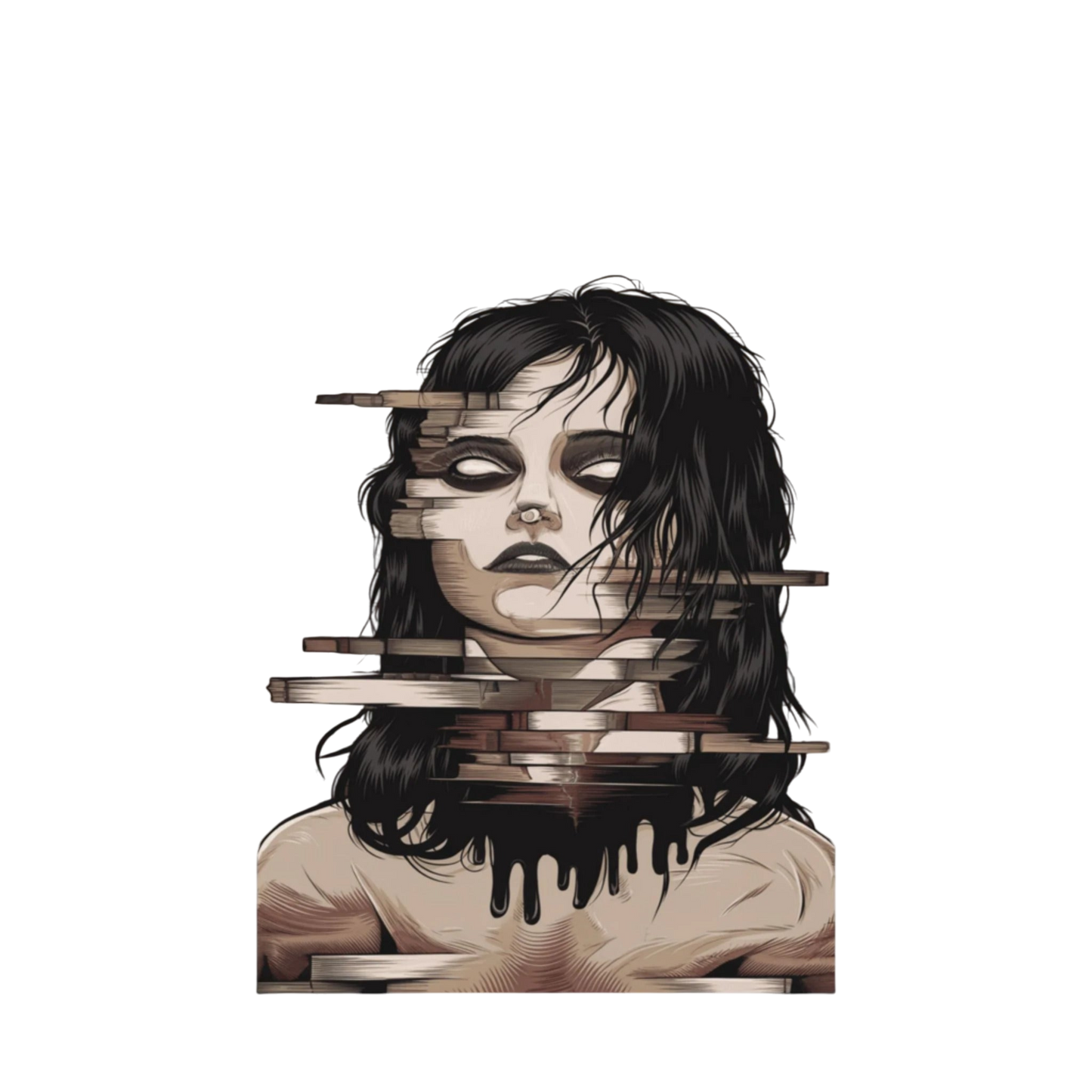 Aonaran Glitch Matte Vertical Poster