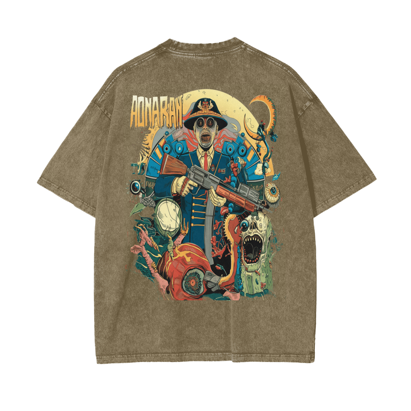 Aonaran Reversed Oversize Snow Washed T-Shirt