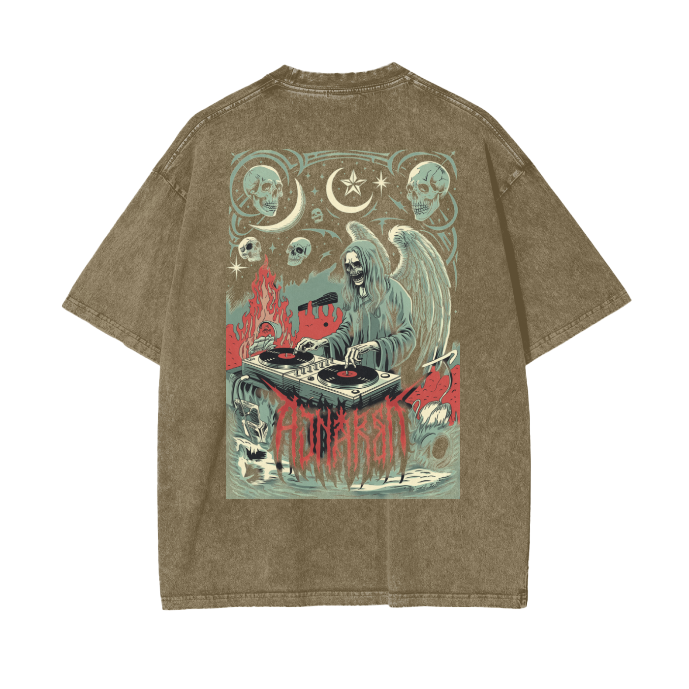 Aonaran Reversed Oversize Snow Washed T-Shirt