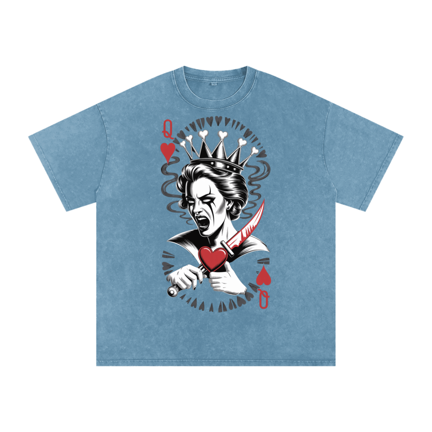 Aonaran Acid Wash Oversize T-Shirt