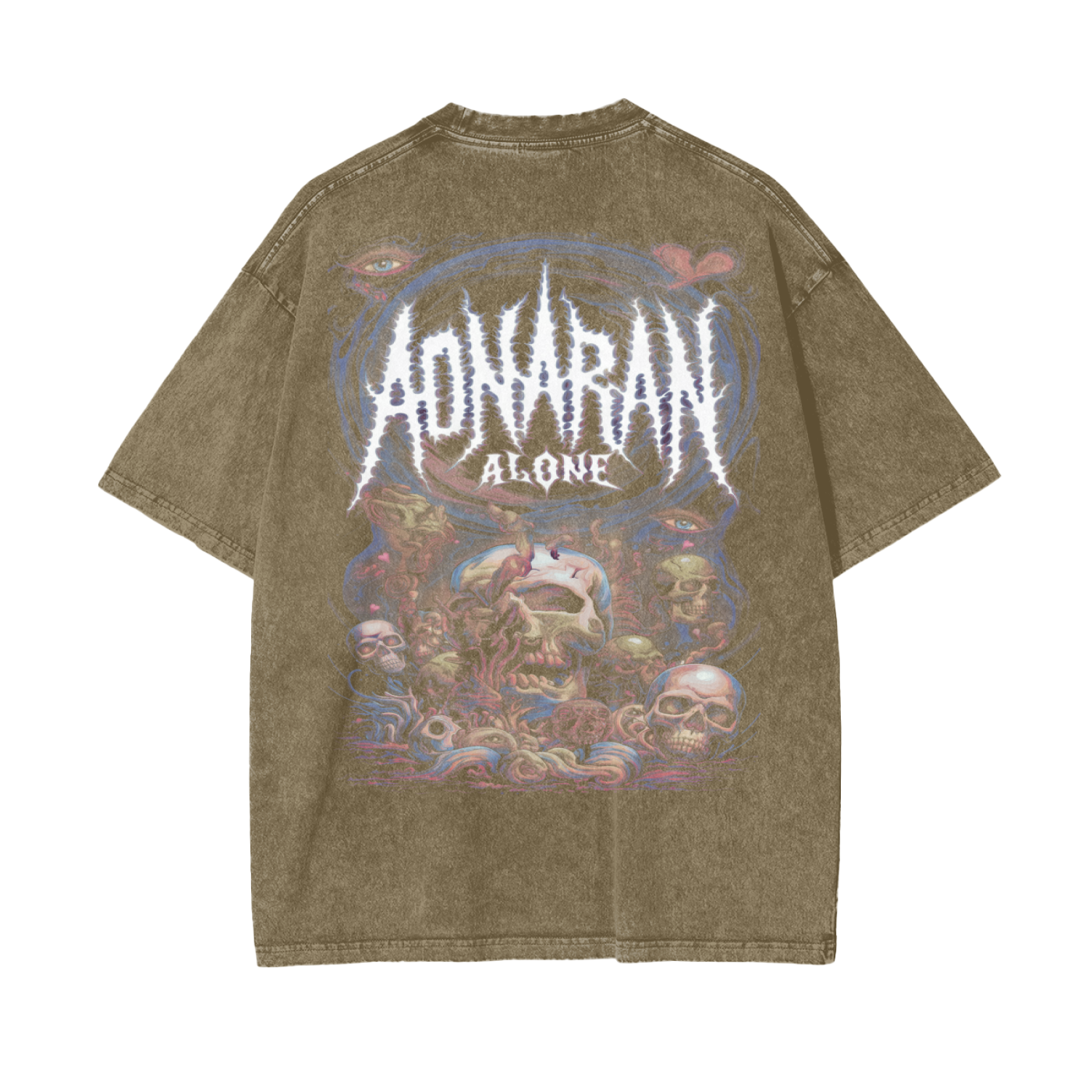 Aonaran Reversed Oversize Snow Washed T-Shirt