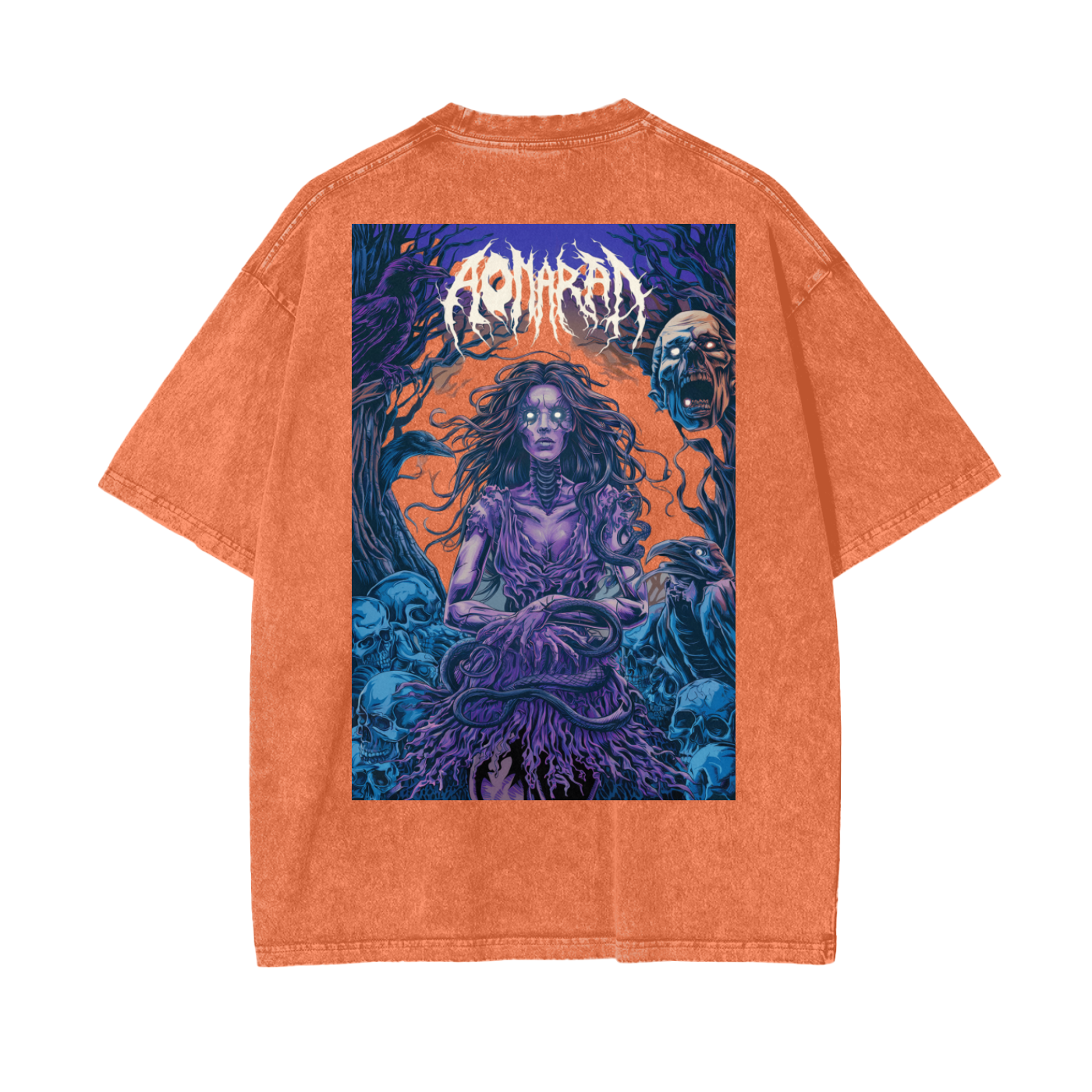 Aonaran Reversed Oversize Snow Washed T-Shirt
