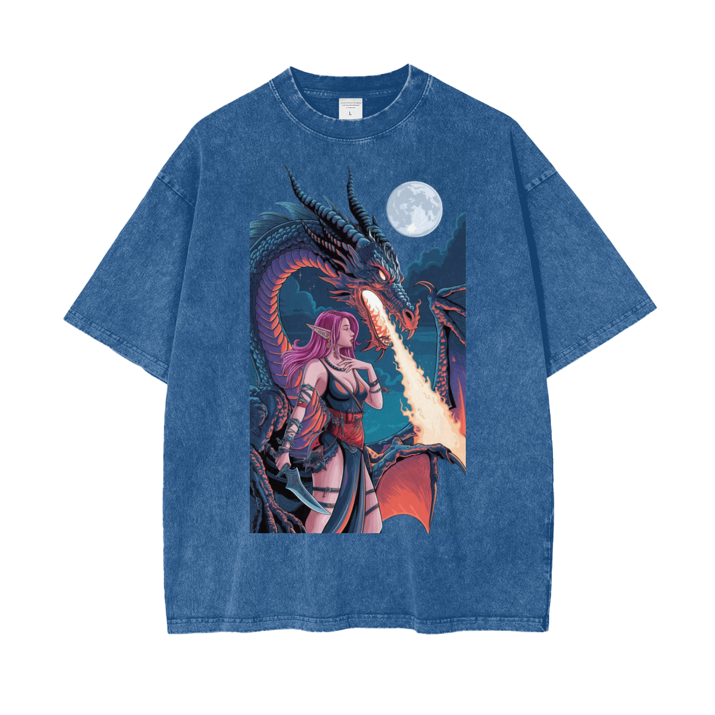 BillyGoat Oversize Snow Washed T-Shirt