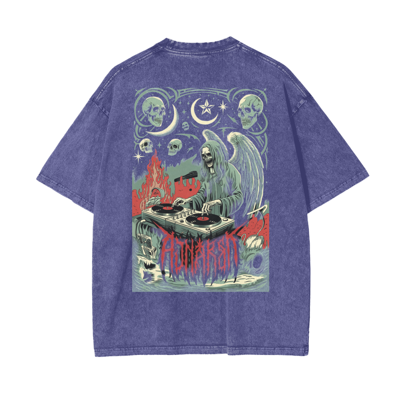 Aonaran Reversed Oversize Snow Washed T-Shirt