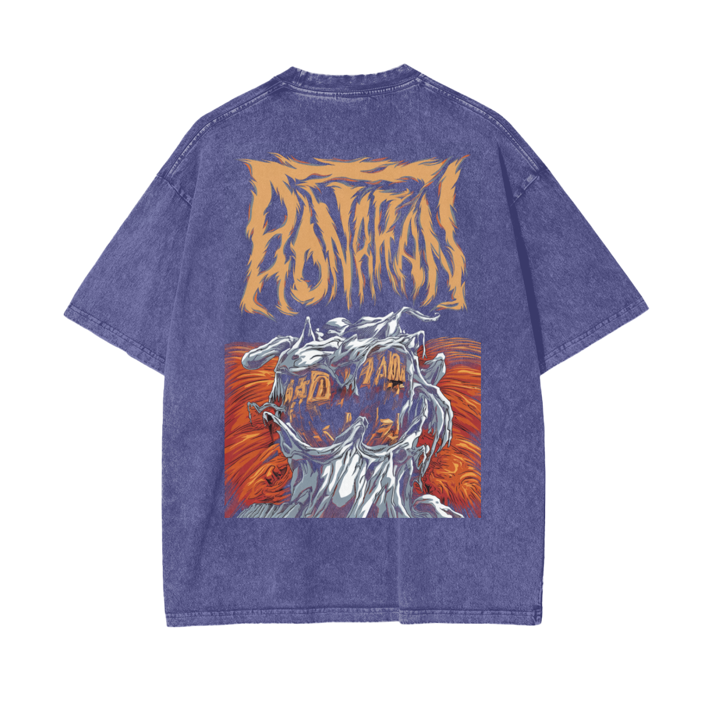 Aonaran Reversed Oversize Snow Washed T-Shirt