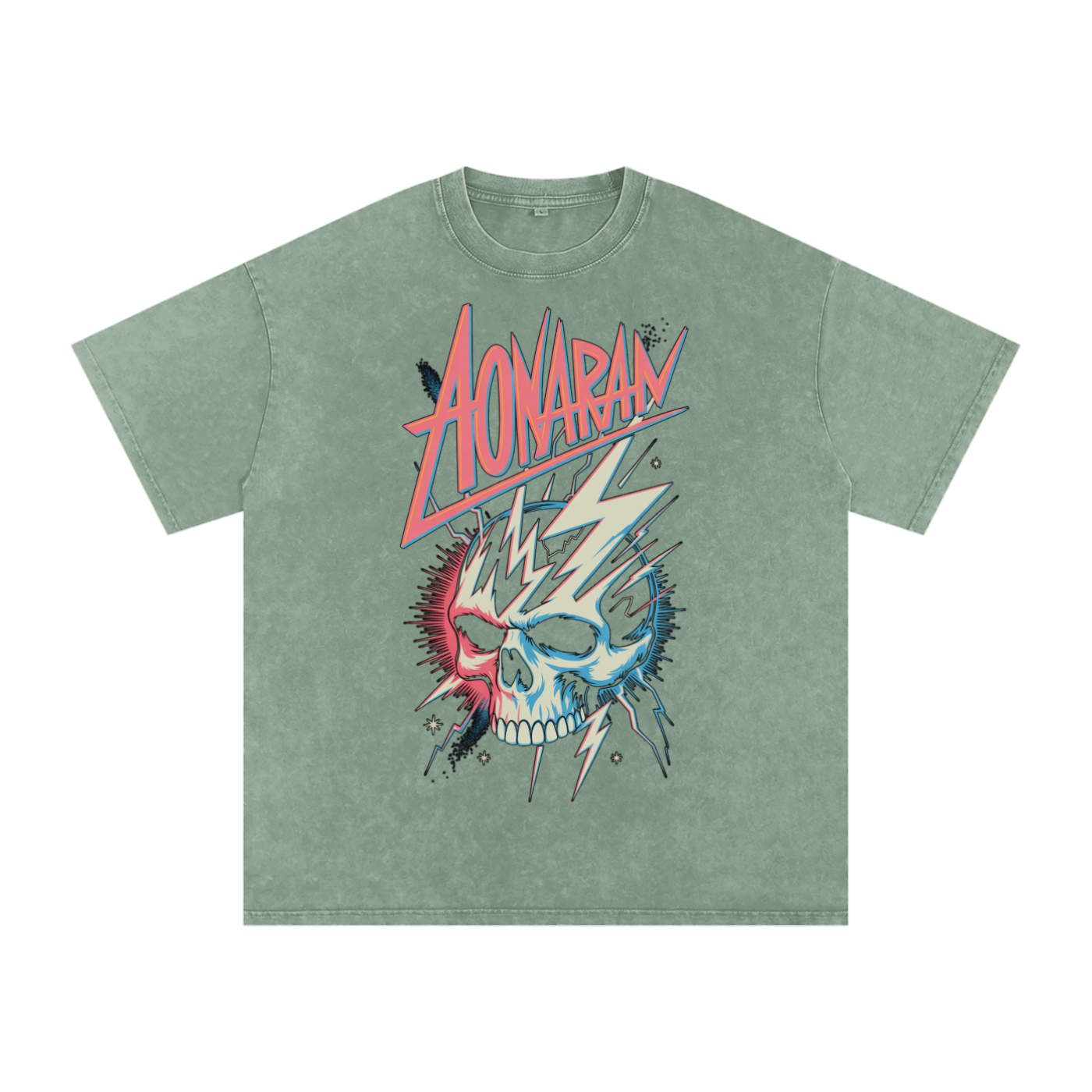 Aonaran Acid Wash Oversize T-Shirt