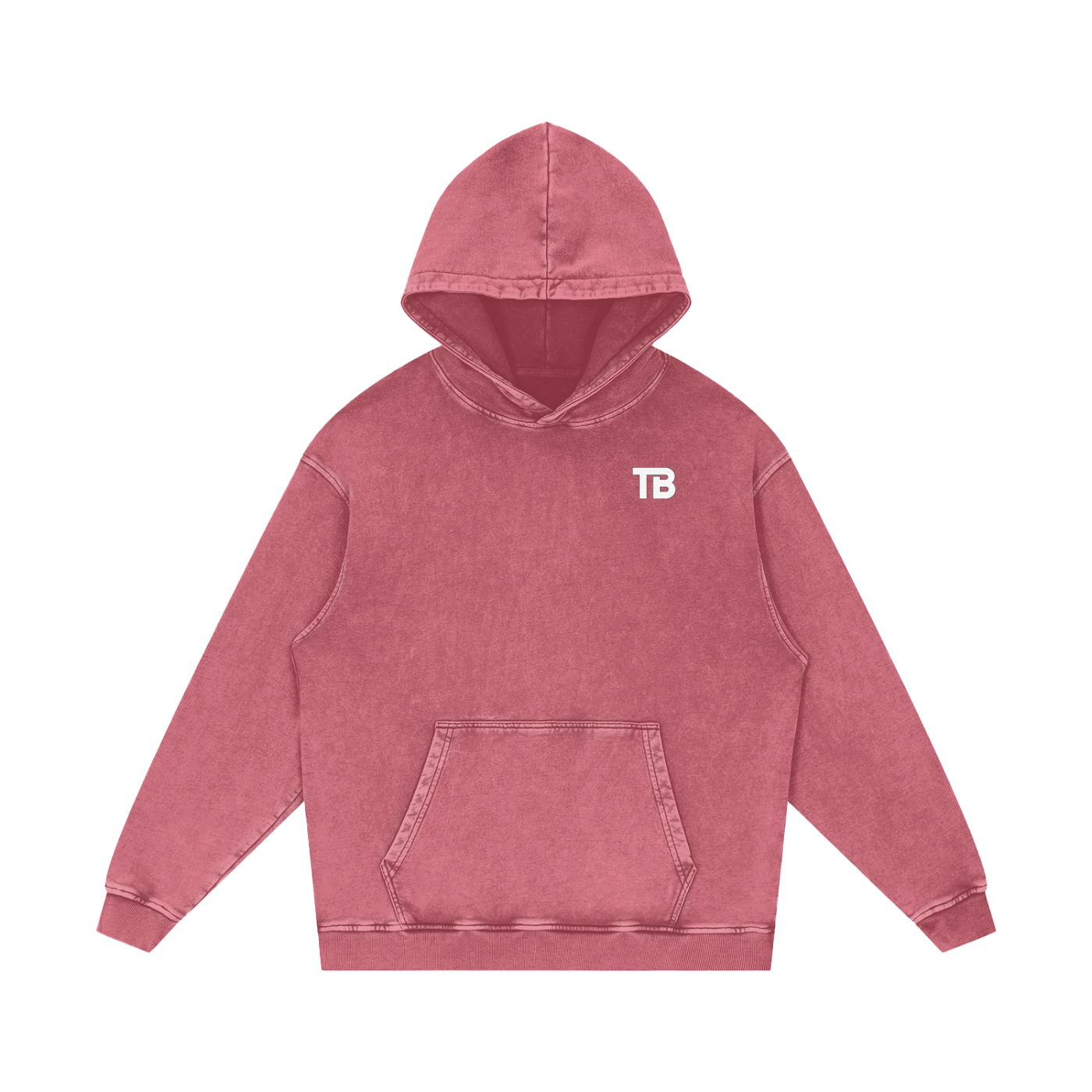 ThunderBuddies Acid Wash Oversize Hoodie