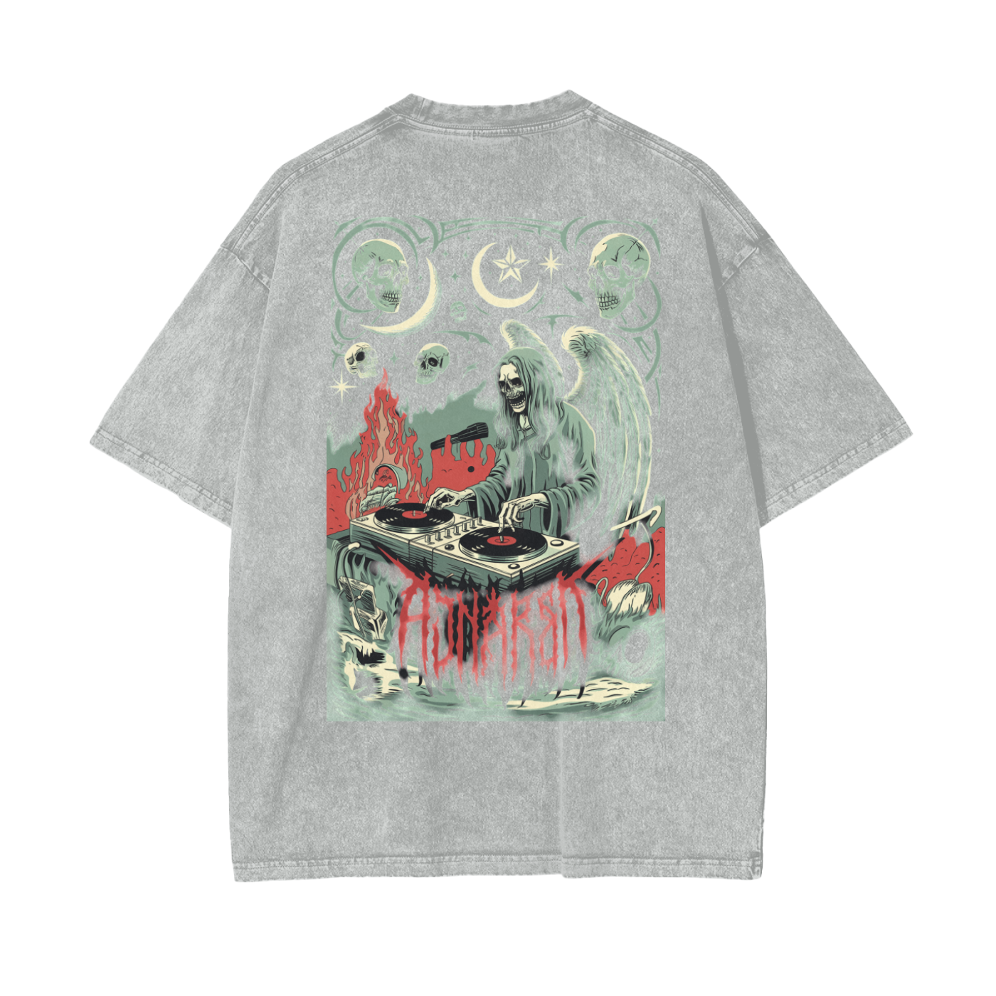 Aonaran Reversed Oversize Snow Washed T-Shirt