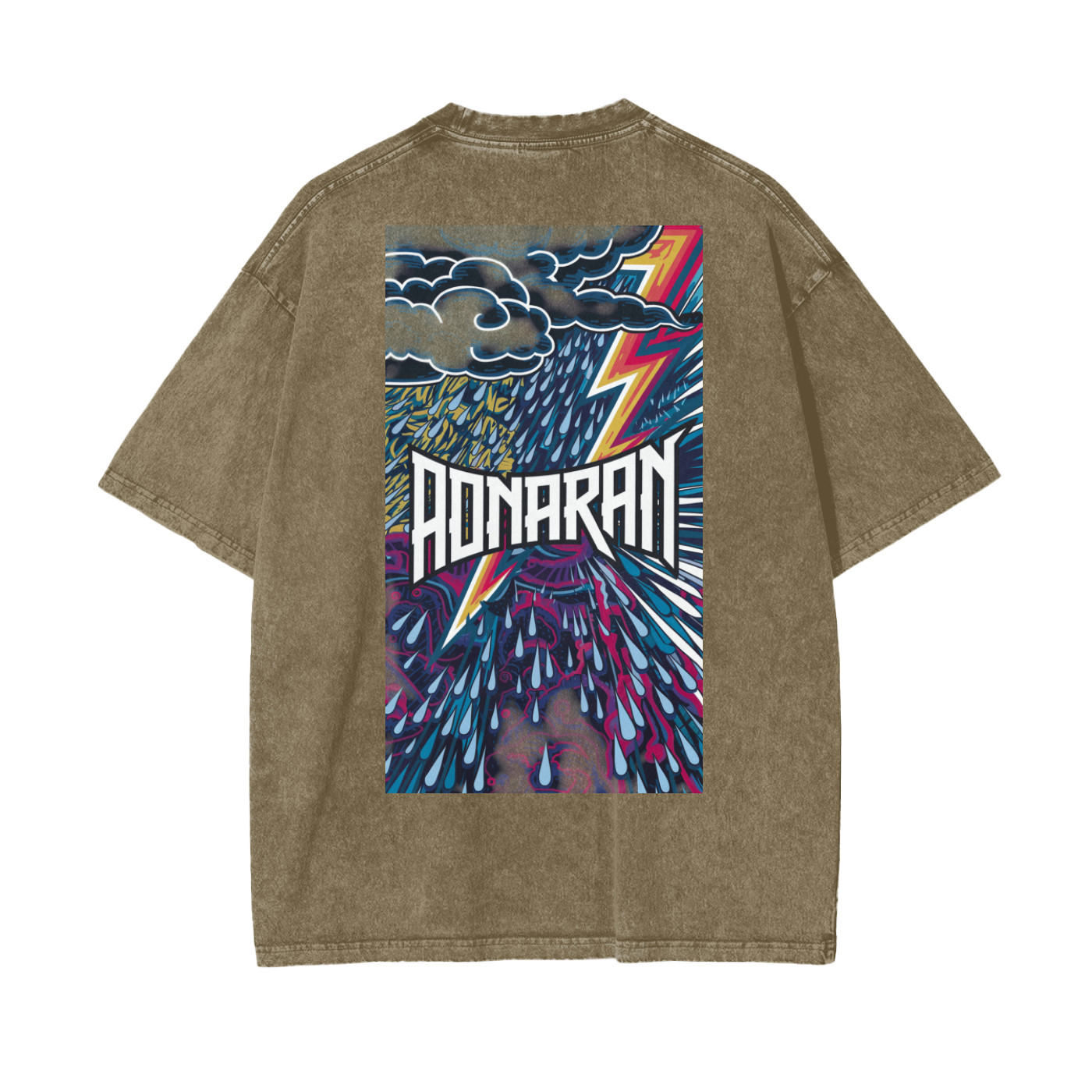 Aonaran Reversed Oversize Snow Washed T-Shirt