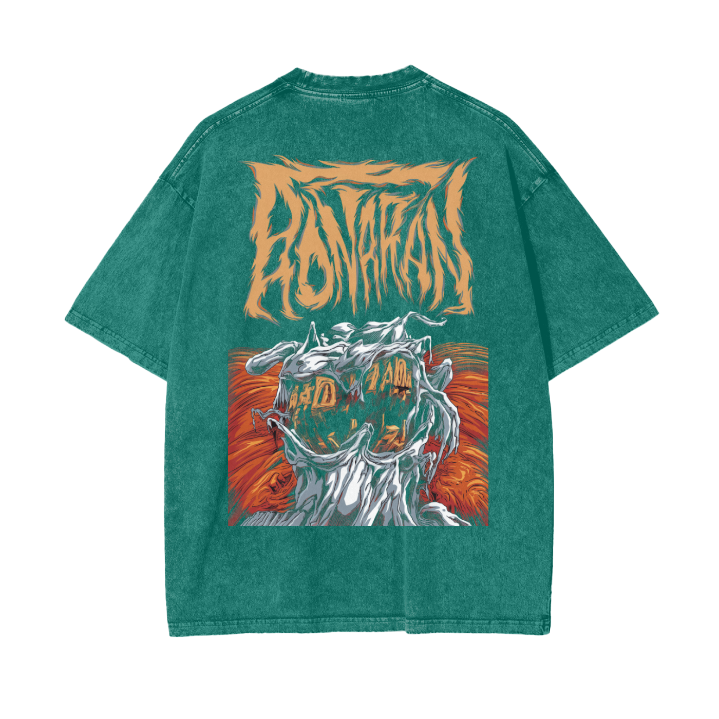 Aonaran Reversed Oversize Snow Washed T-Shirt