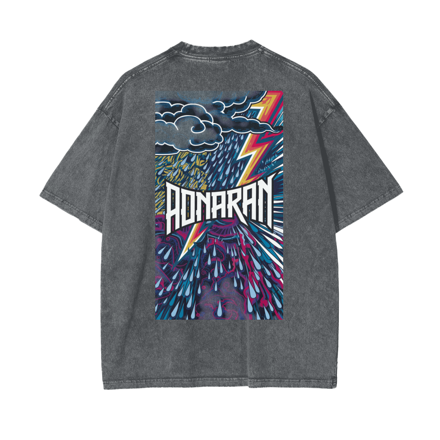 Aonaran Reversed Oversize Snow Washed T-Shirt