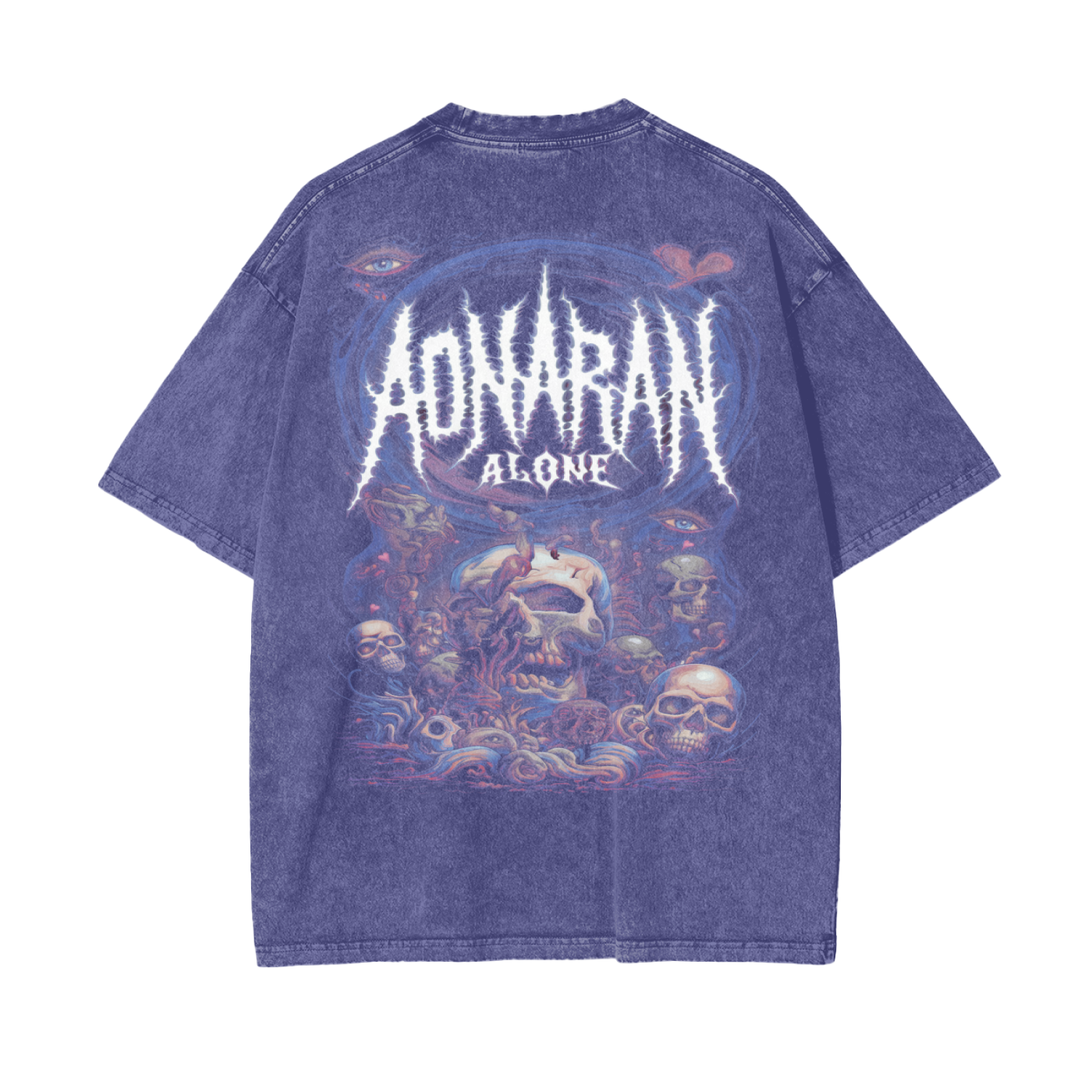 Aonaran Reversed Oversize Snow Washed T-Shirt