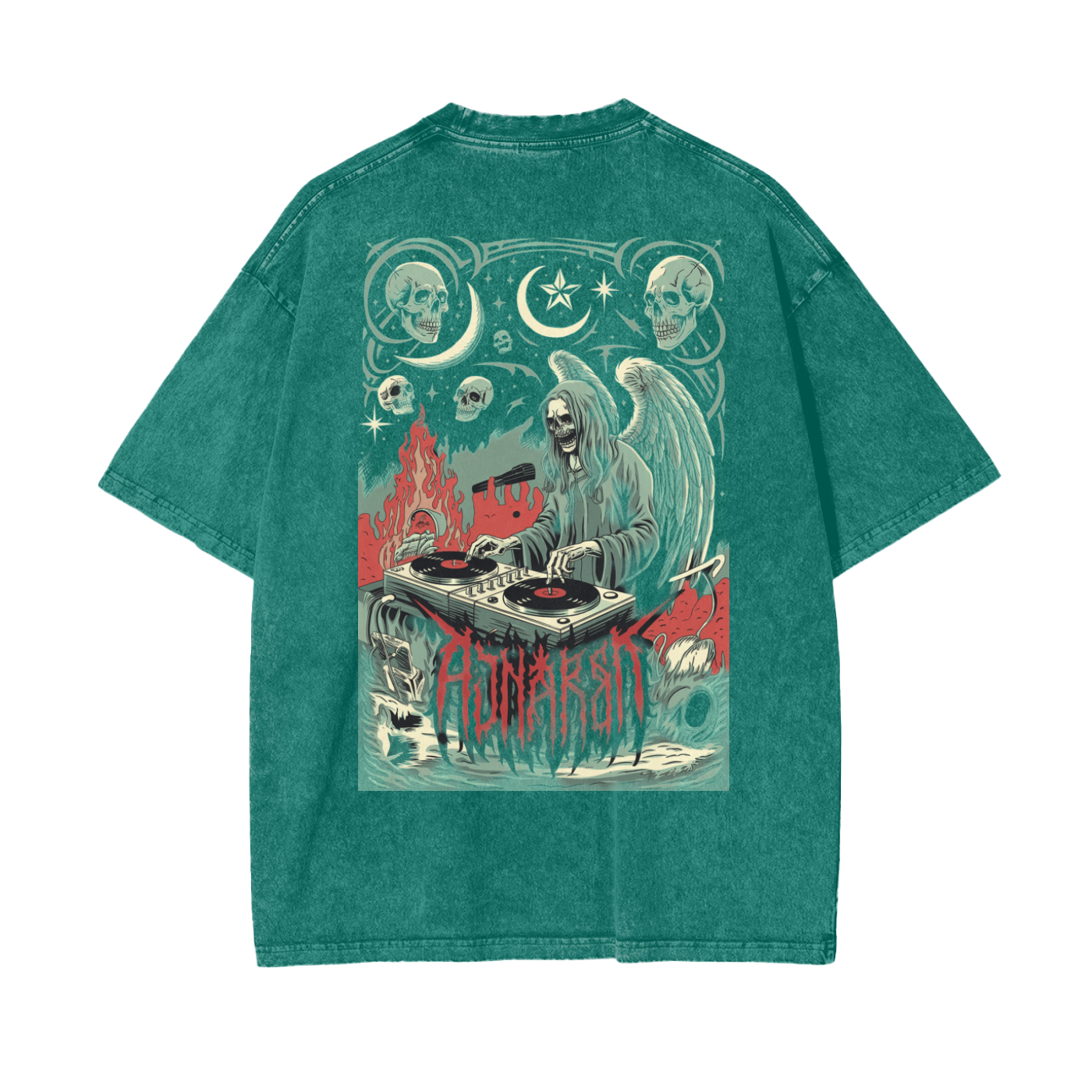 Aonaran Reversed Oversize Snow Washed T-Shirt