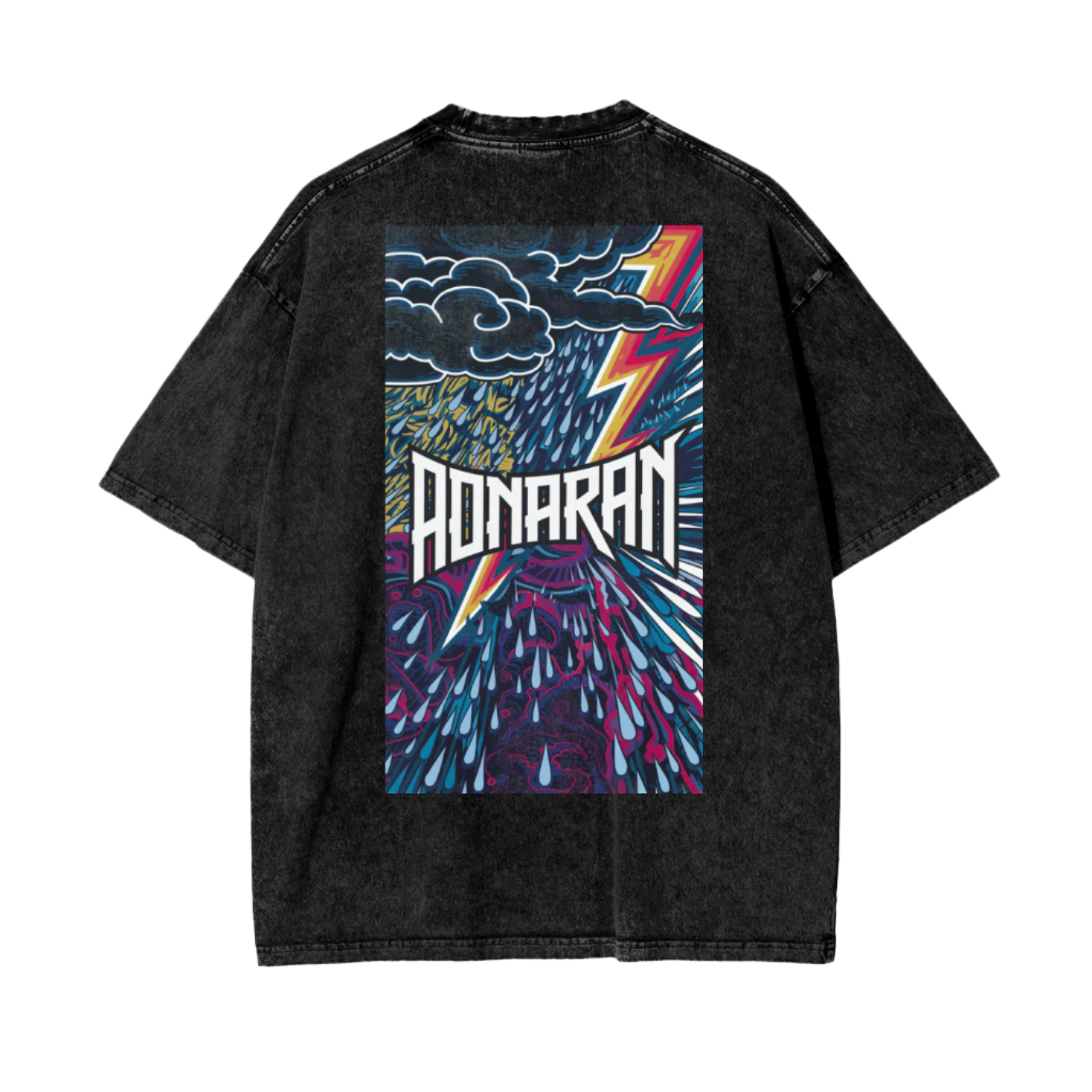 Aonaran Reversed Oversize Snow Washed T-Shirt