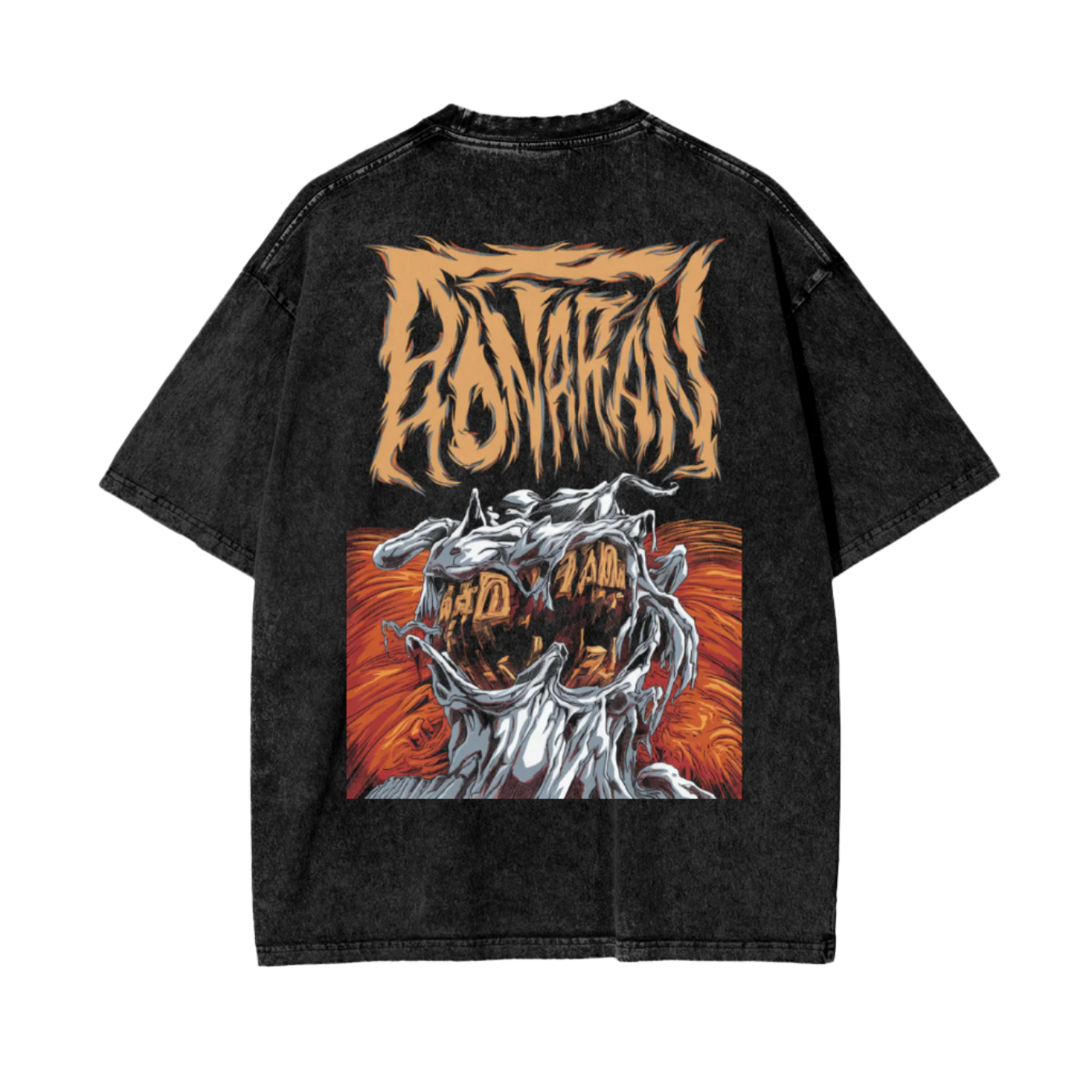 Aonaran Reversed Oversize Snow Washed T-Shirt