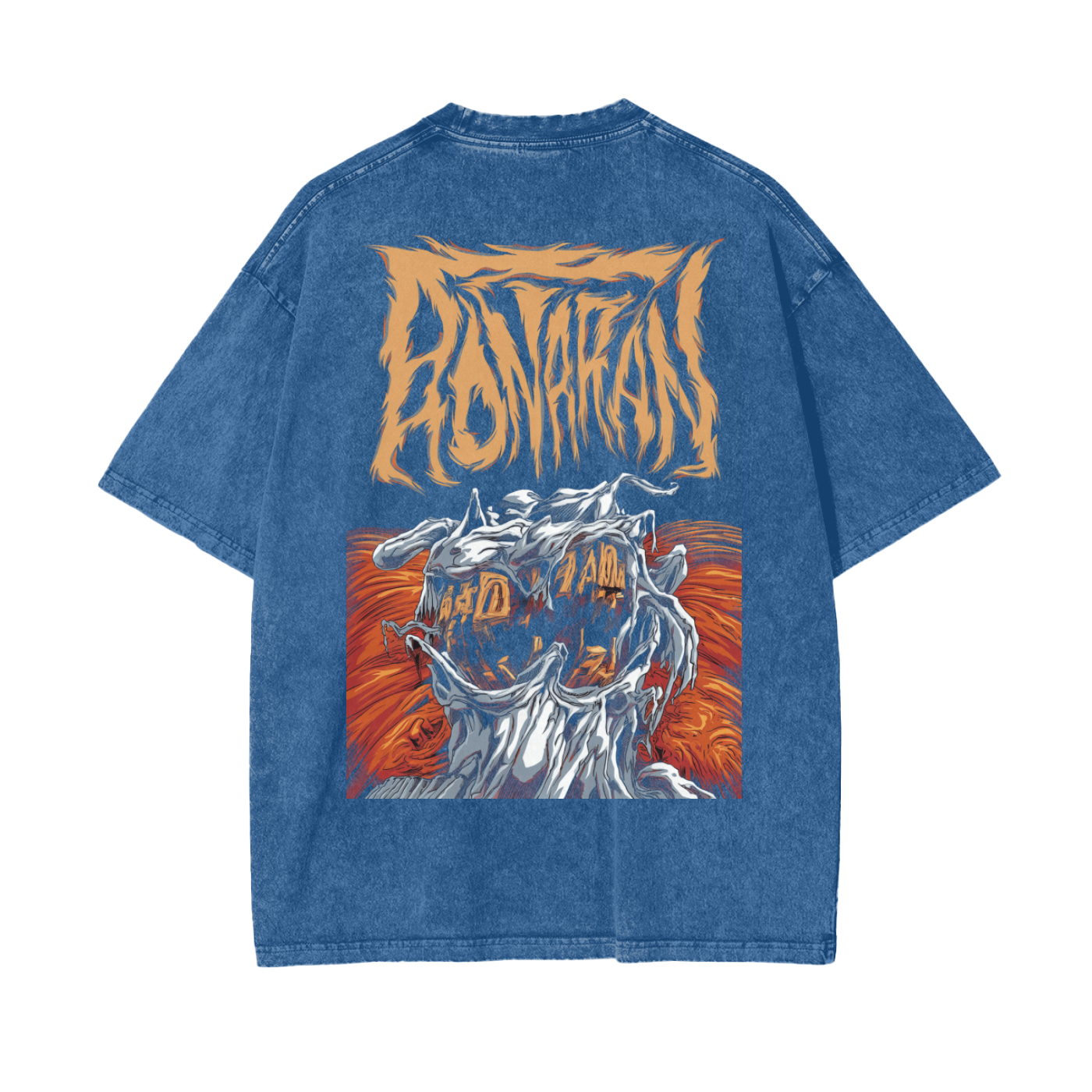 Aonaran Reversed Oversize Snow Washed T-Shirt