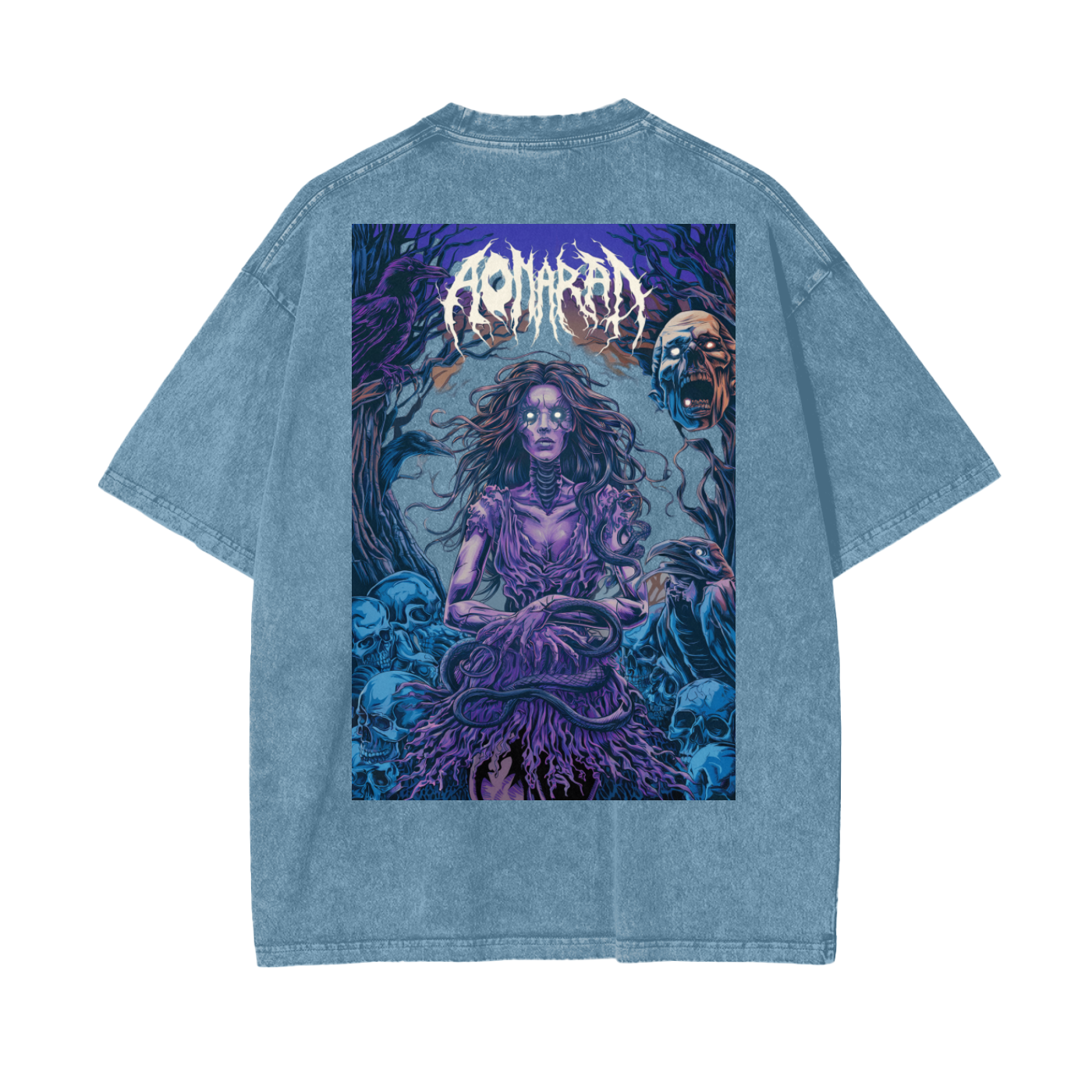 Aonaran Reversed Oversize Snow Washed T-Shirt