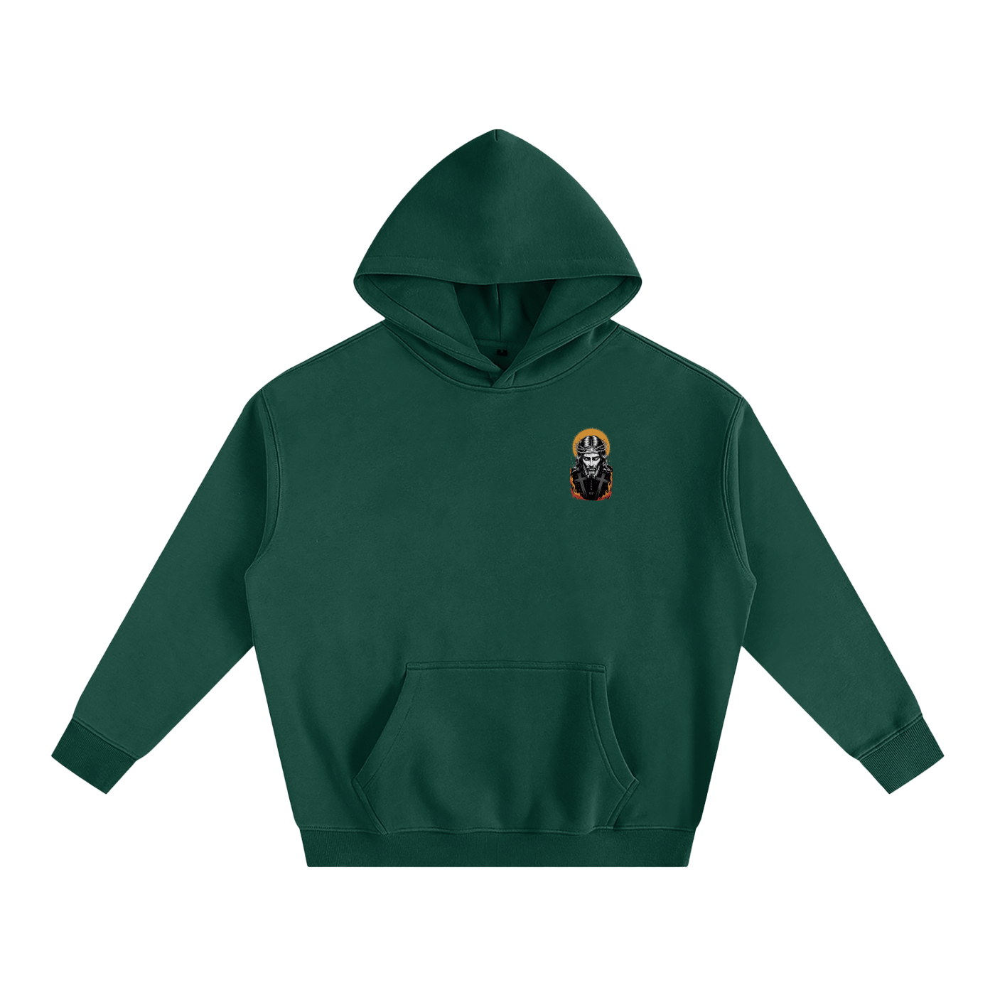 Jesus is King Oversize Fleeced Hoodie