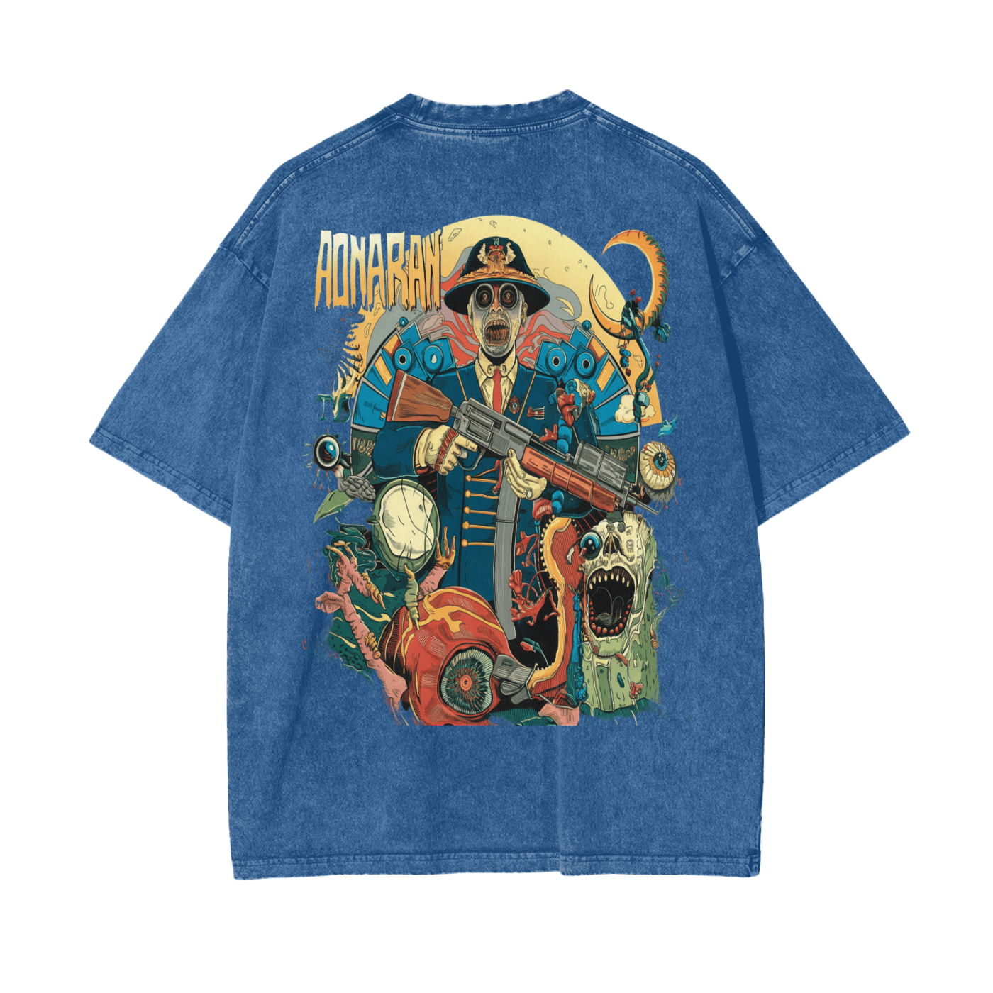 Aonaran Reversed Oversize Snow Washed T-Shirt