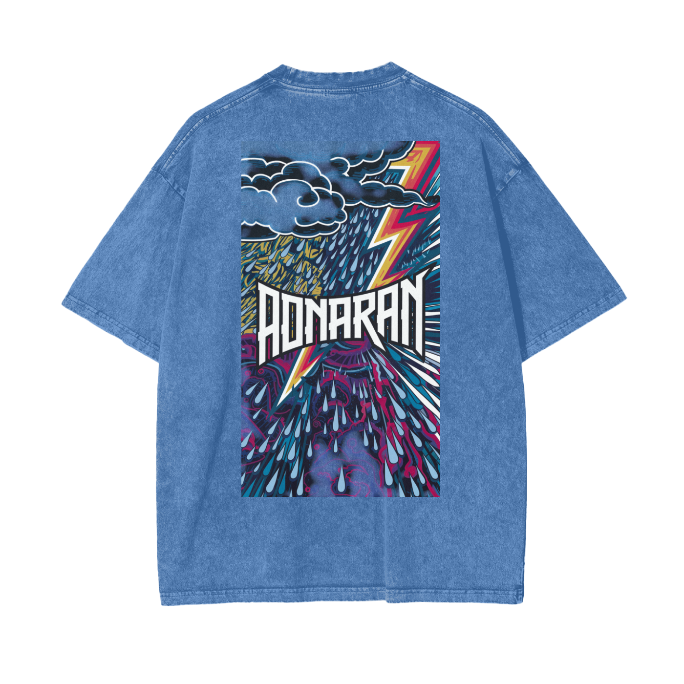 Aonaran Reversed Oversize Snow Washed T-Shirt