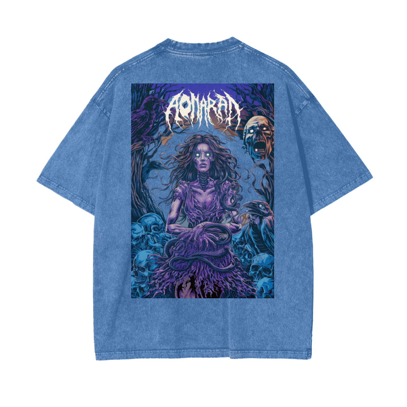 Aonaran Reversed Oversize Snow Washed T-Shirt