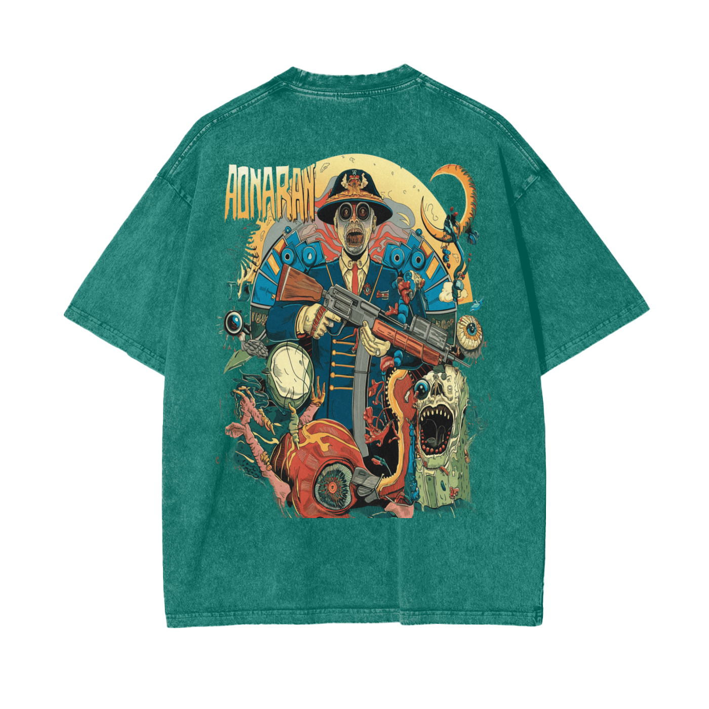 Aonaran Reversed Oversize Snow Washed T-Shirt