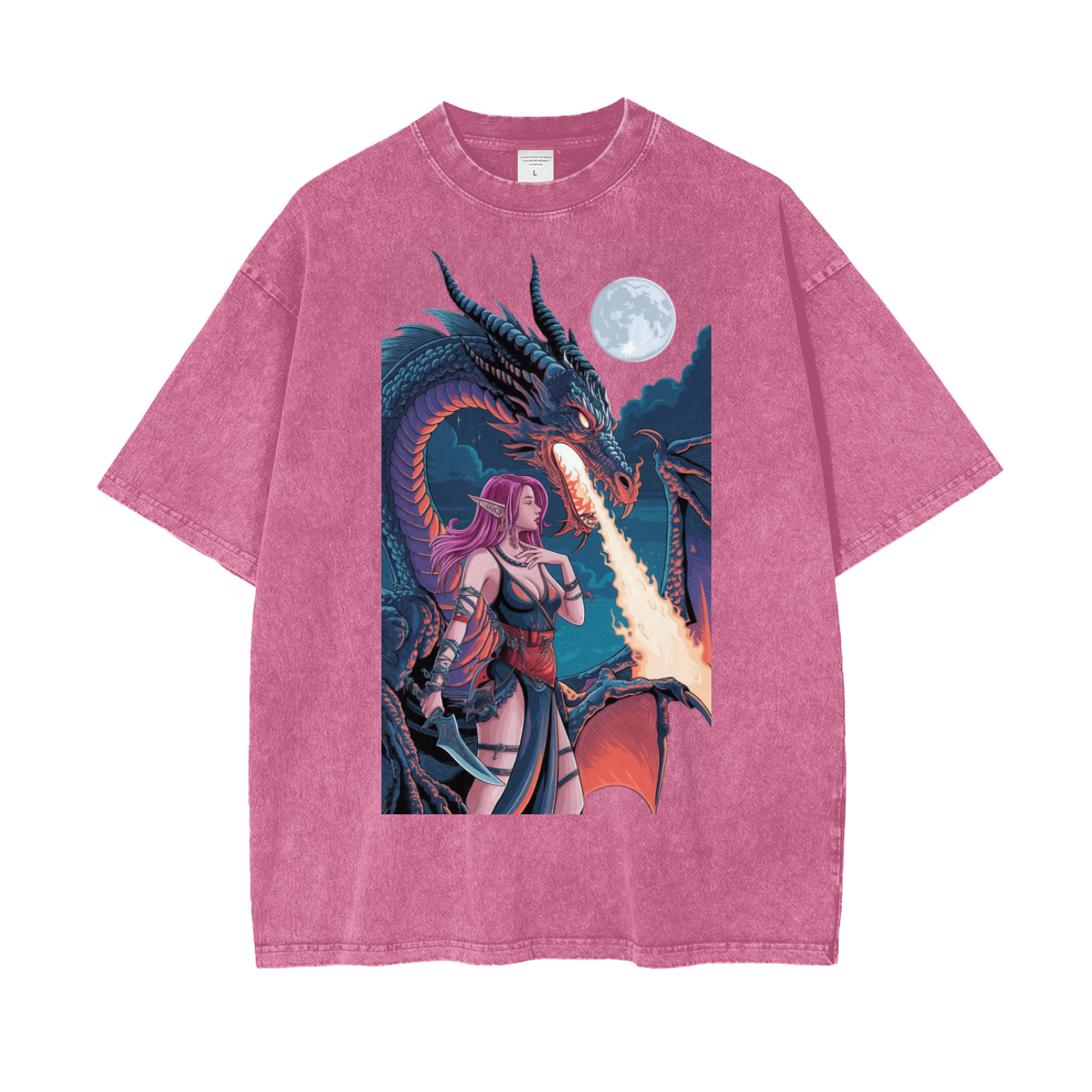 BillyGoat Oversize Snow Washed T-Shirt