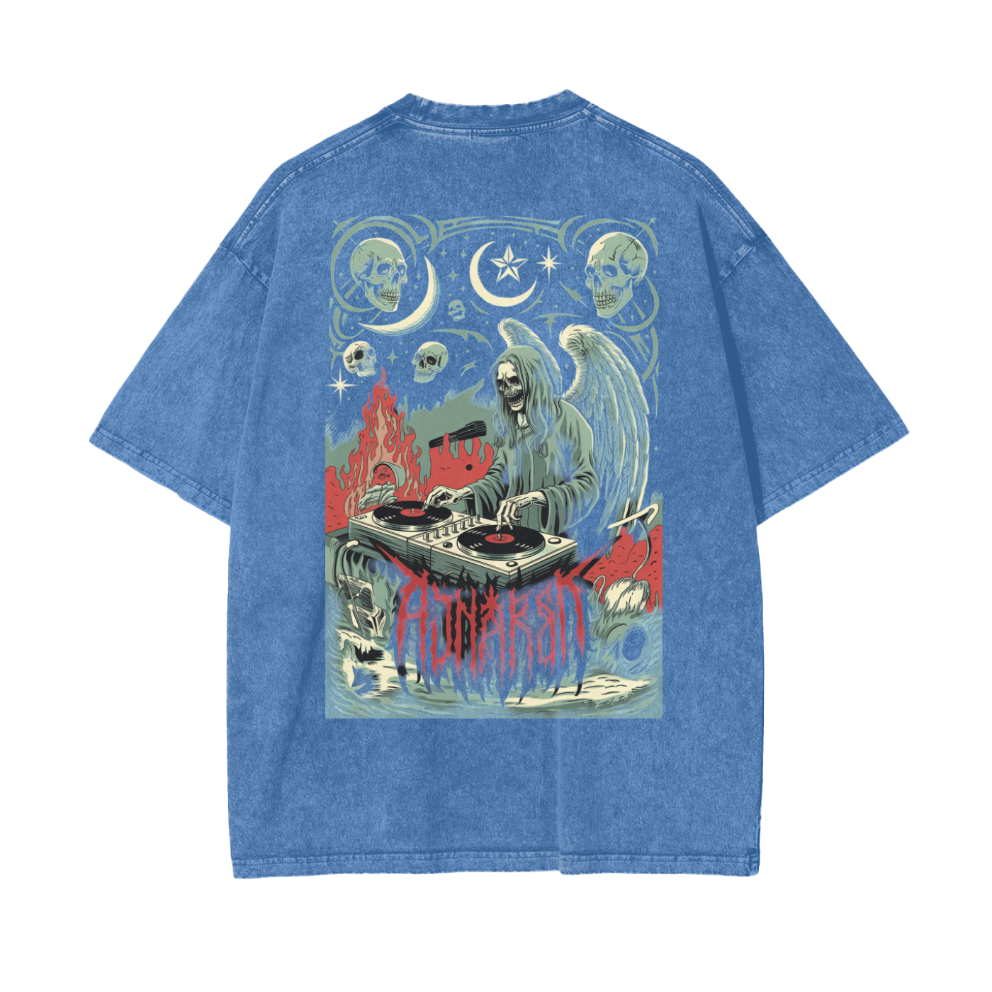 Aonaran Reversed Oversize Snow Washed T-Shirt