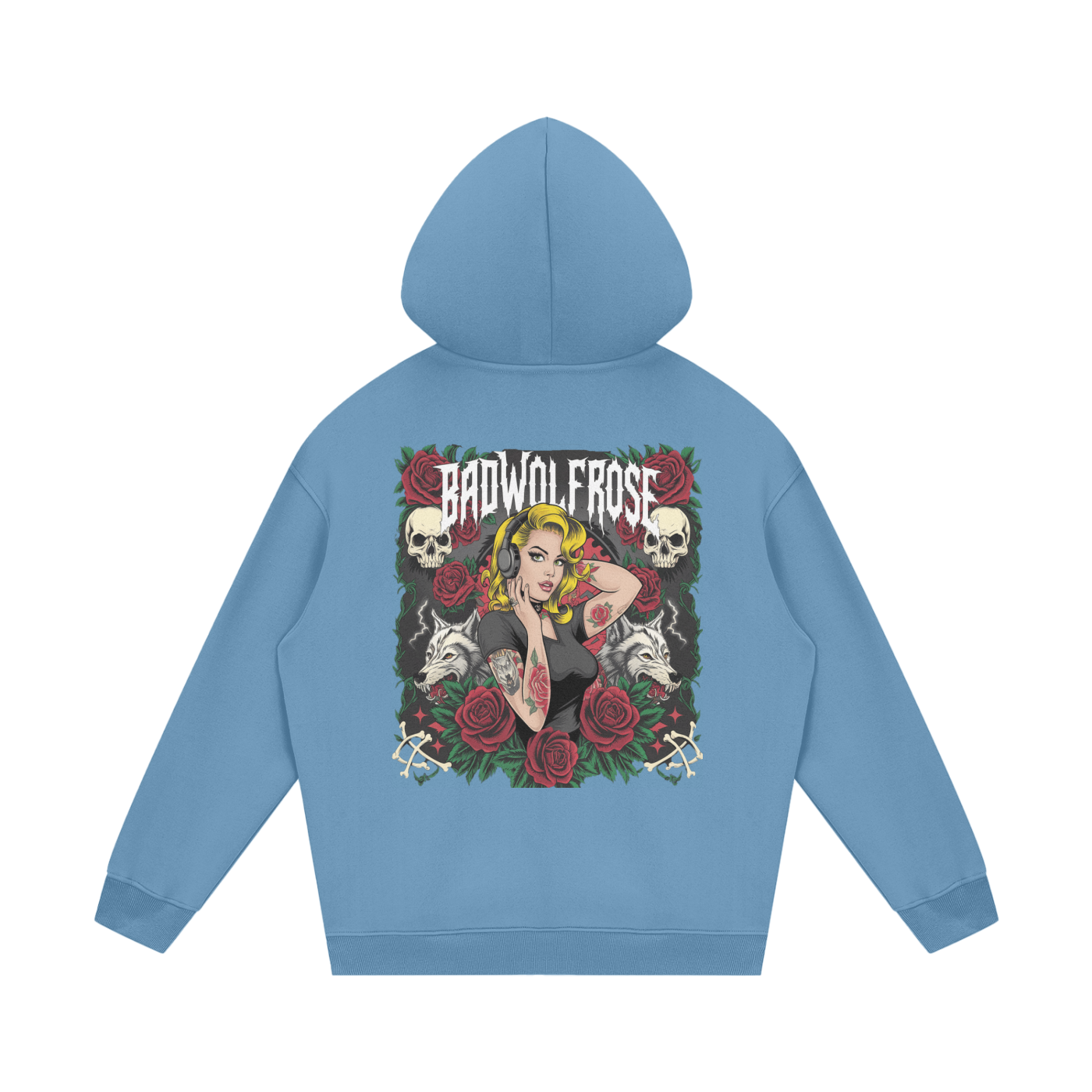 BadWolfRose Fleece Hoodie