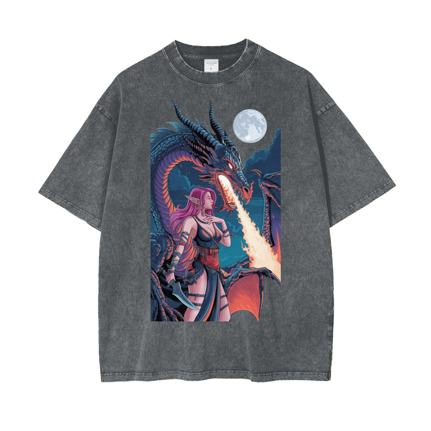 BillyGoat Oversize Snow Washed T-Shirt