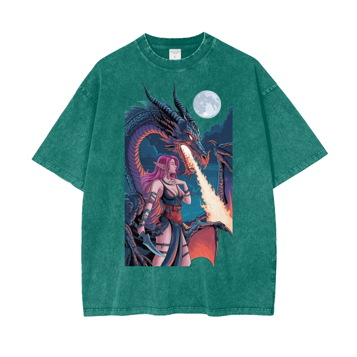 BillyGoat Oversize Snow Washed T-Shirt