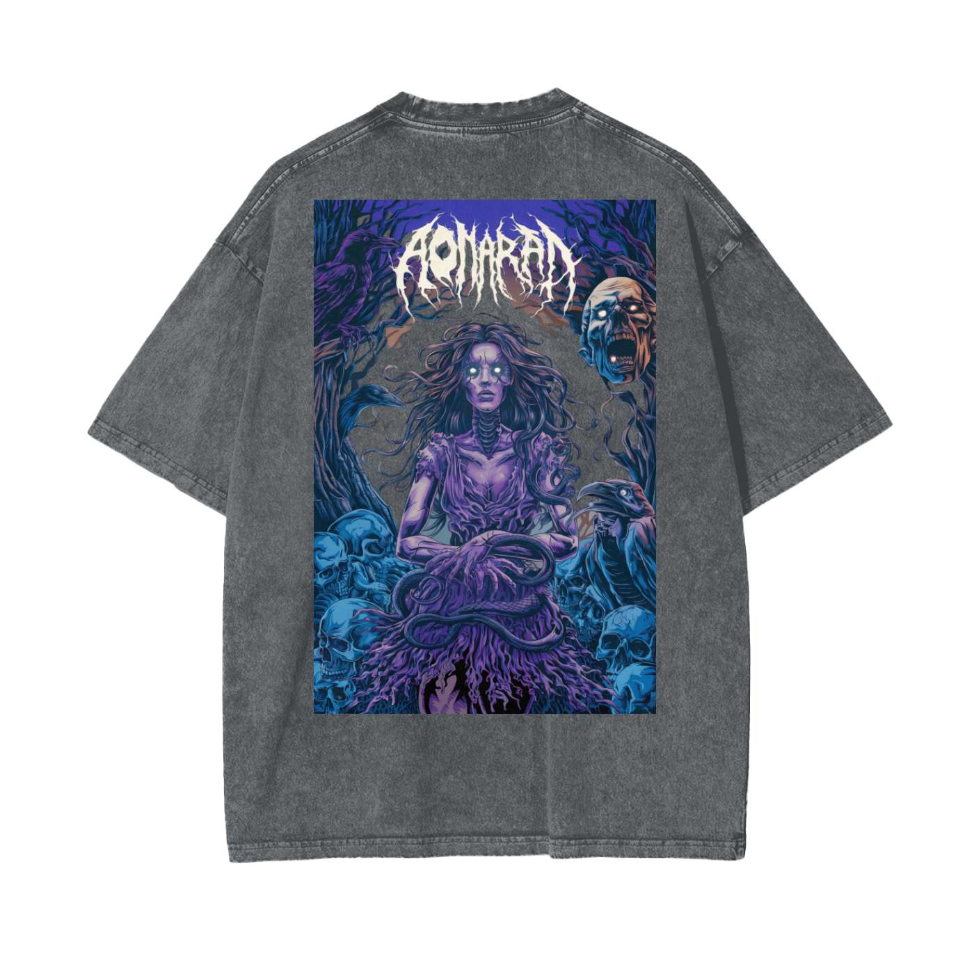 Aonaran Reversed Oversize Snow Washed T-Shirt