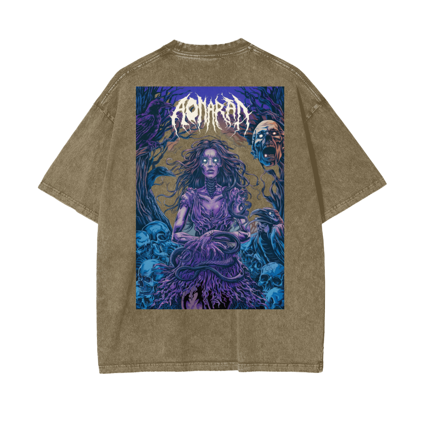 Aonaran Reversed Oversize Snow Washed T-Shirt