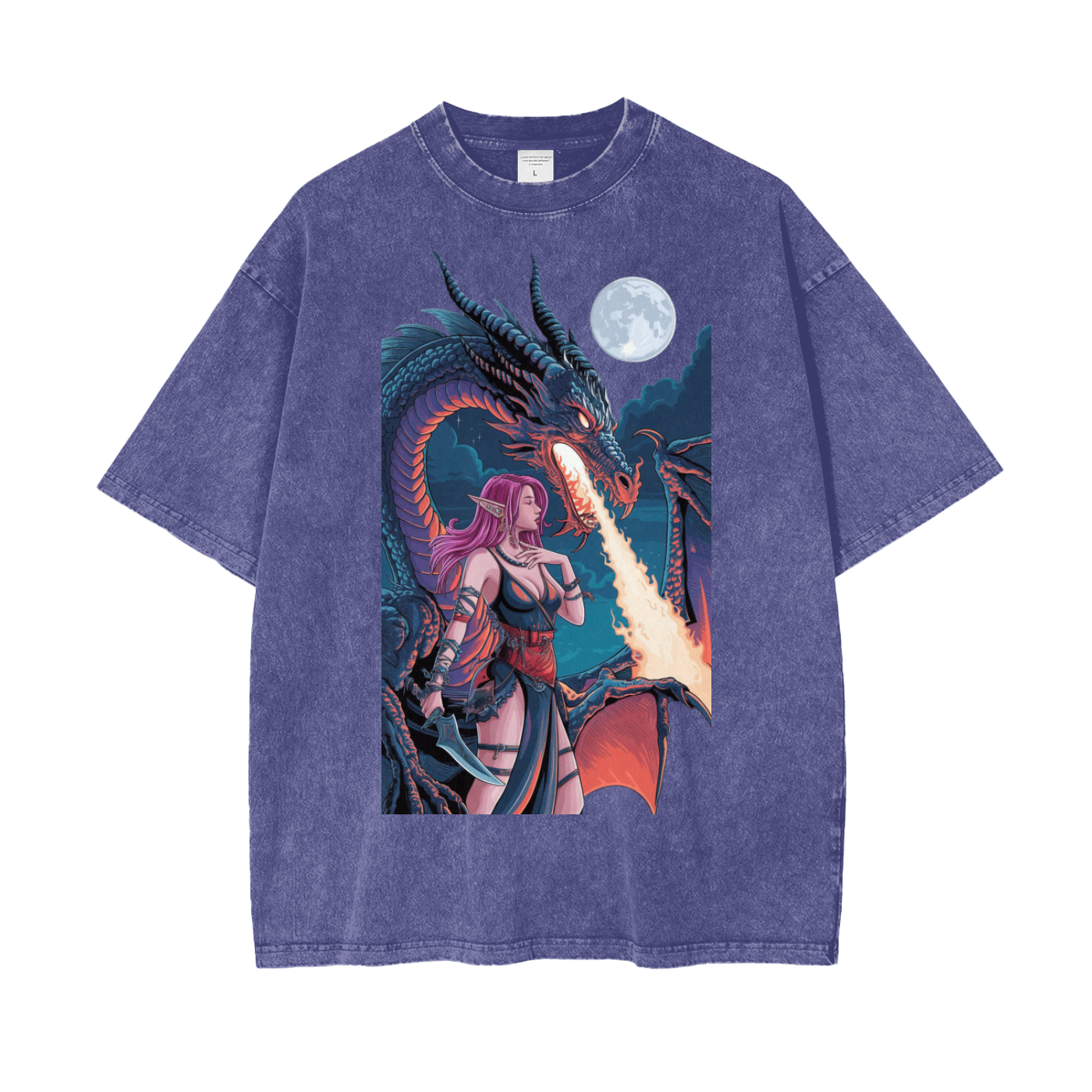 BillyGoat Oversize Snow Washed T-Shirt