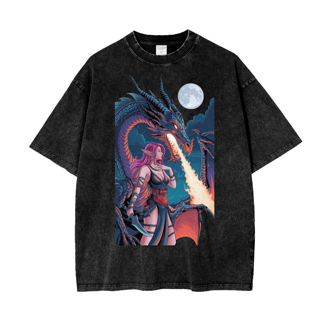 BillyGoat Oversize Snow Washed T-Shirt