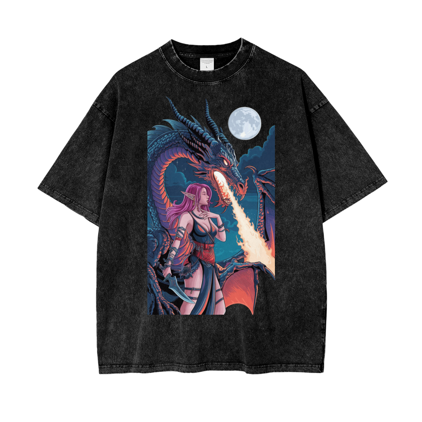 BillyGoat Oversize Snow Washed T-Shirt