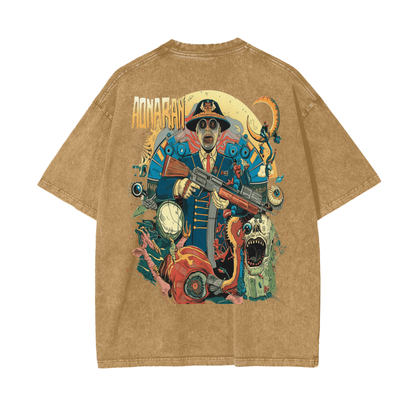Aonaran Reversed Oversize Snow Washed T-Shirt