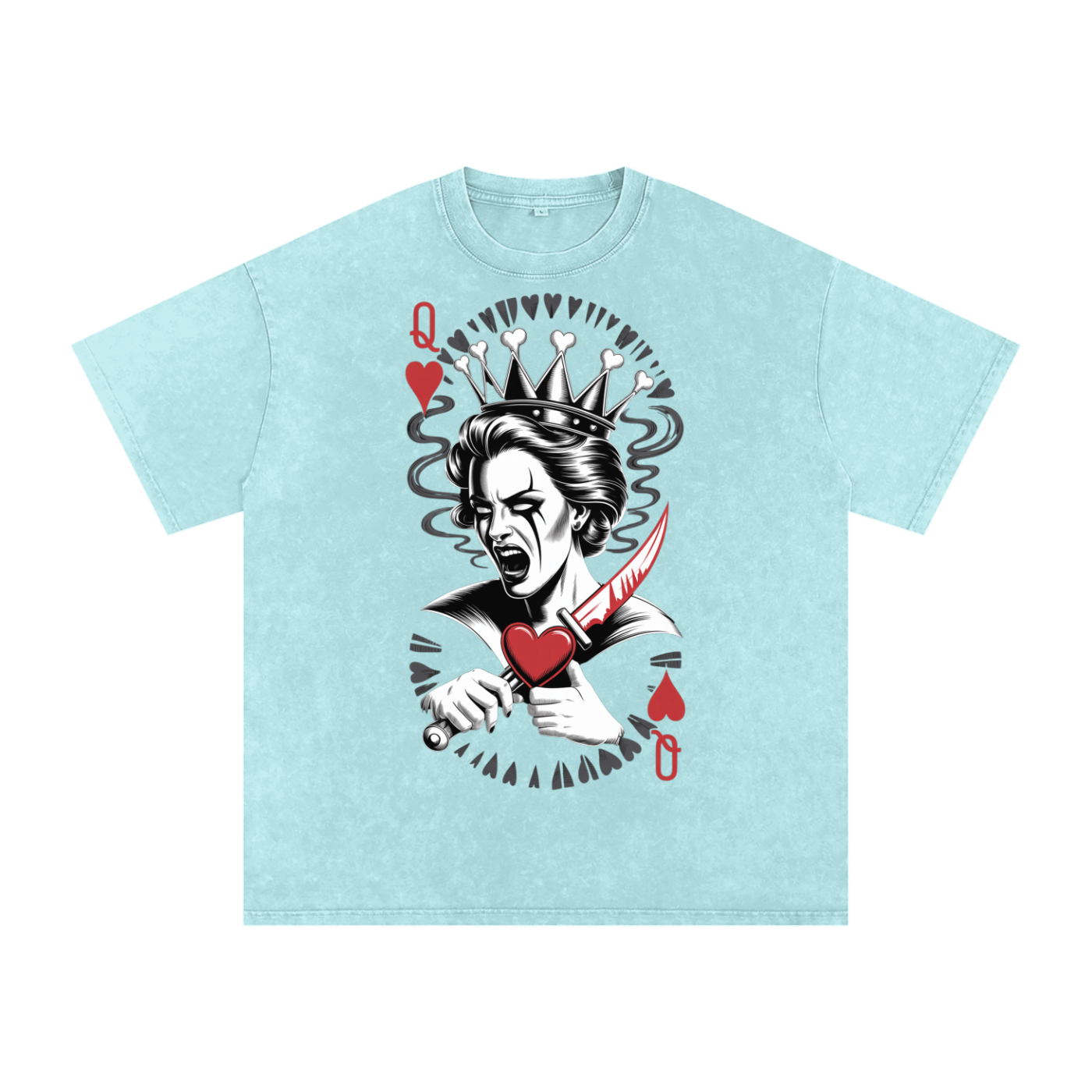 Aonaran Acid Wash Oversize T-Shirt