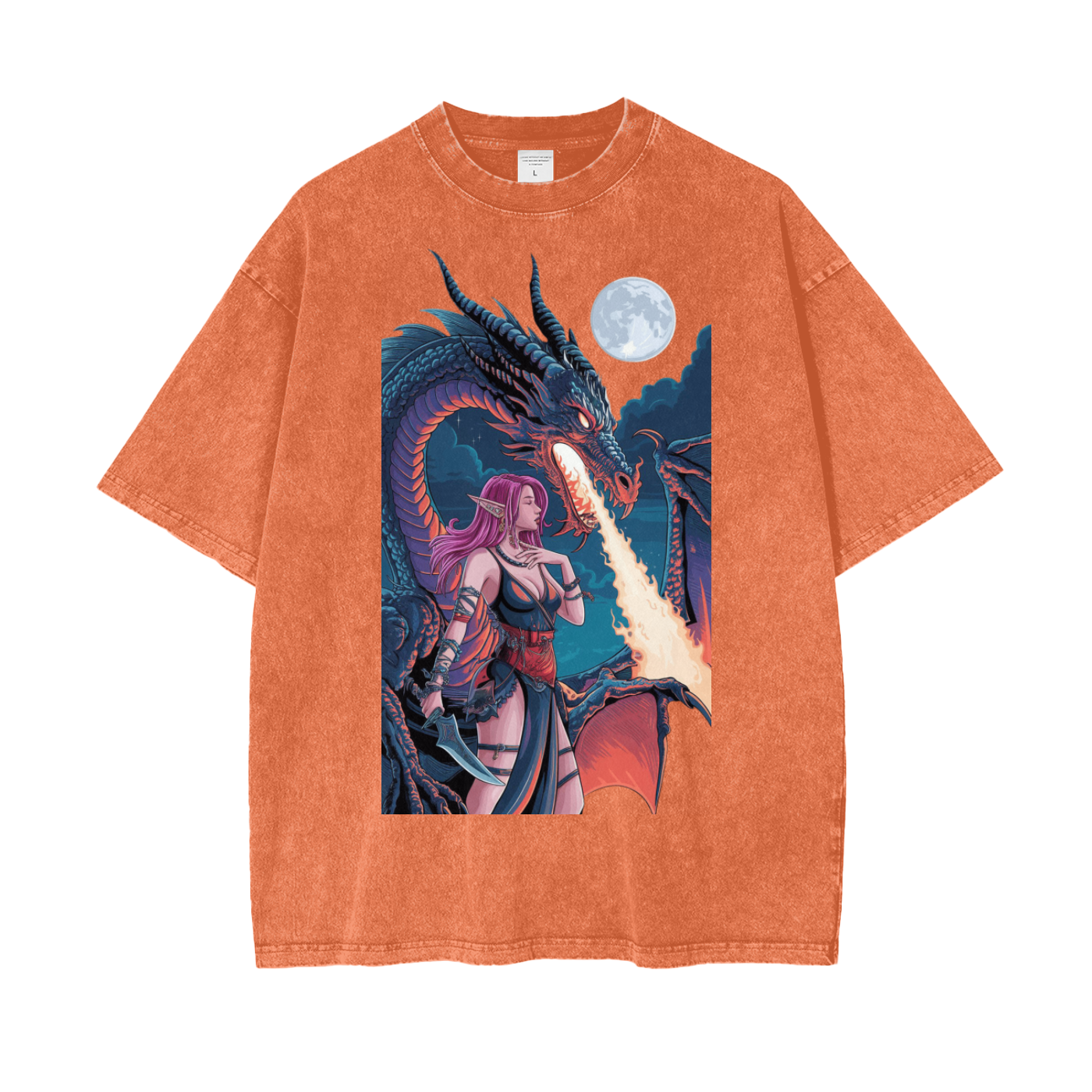 BillyGoat Oversize Snow Washed T-Shirt