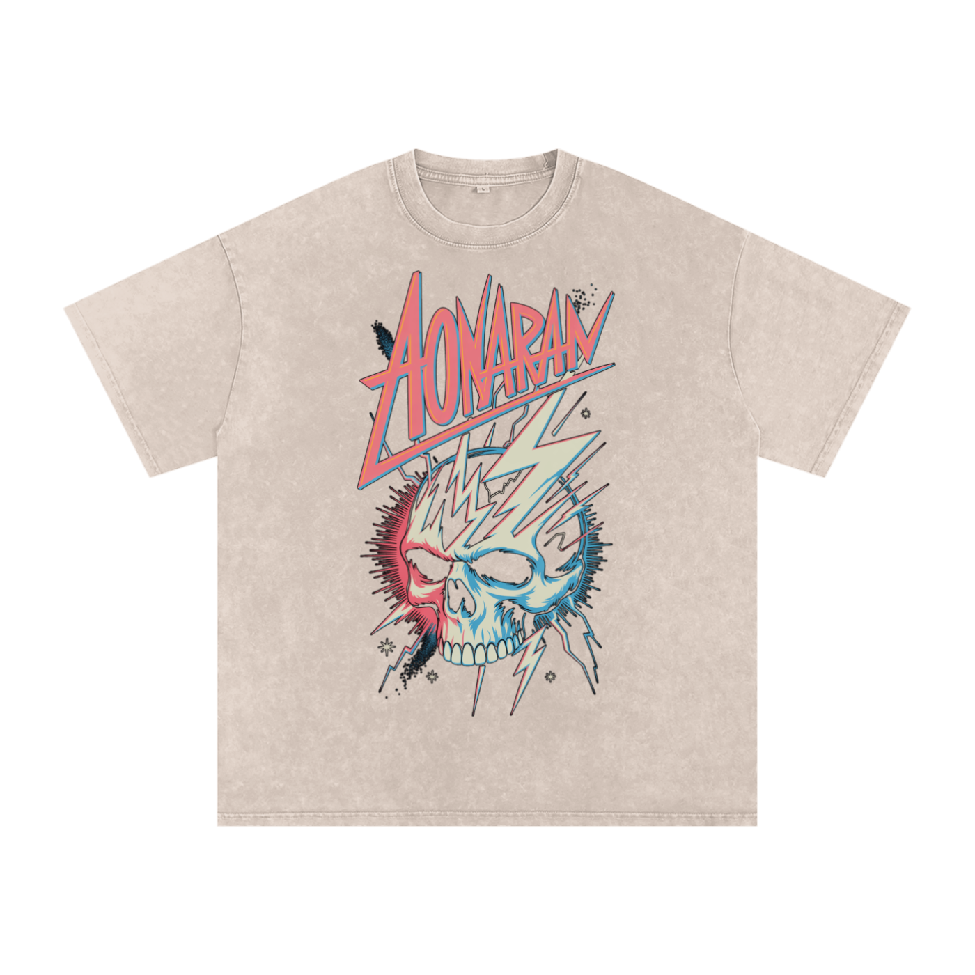 Aonaran Acid Wash Oversize T-Shirt