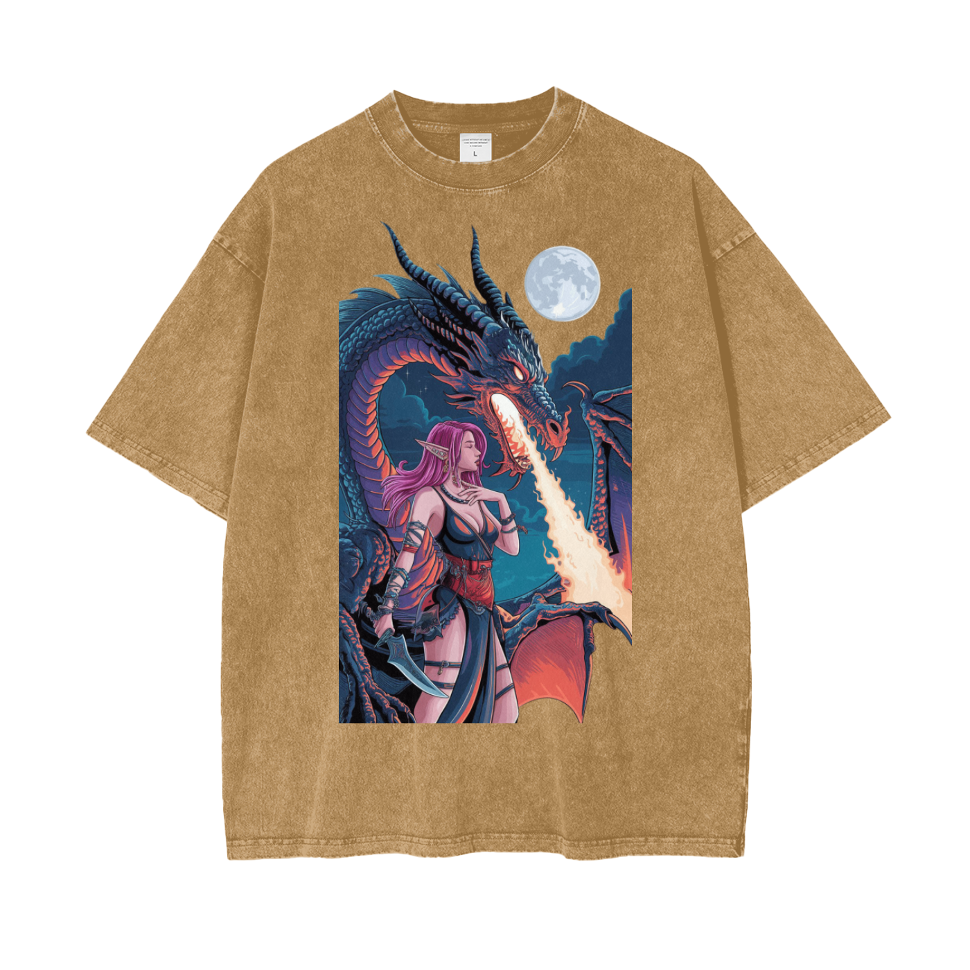 BillyGoat Oversize Snow Washed T-Shirt