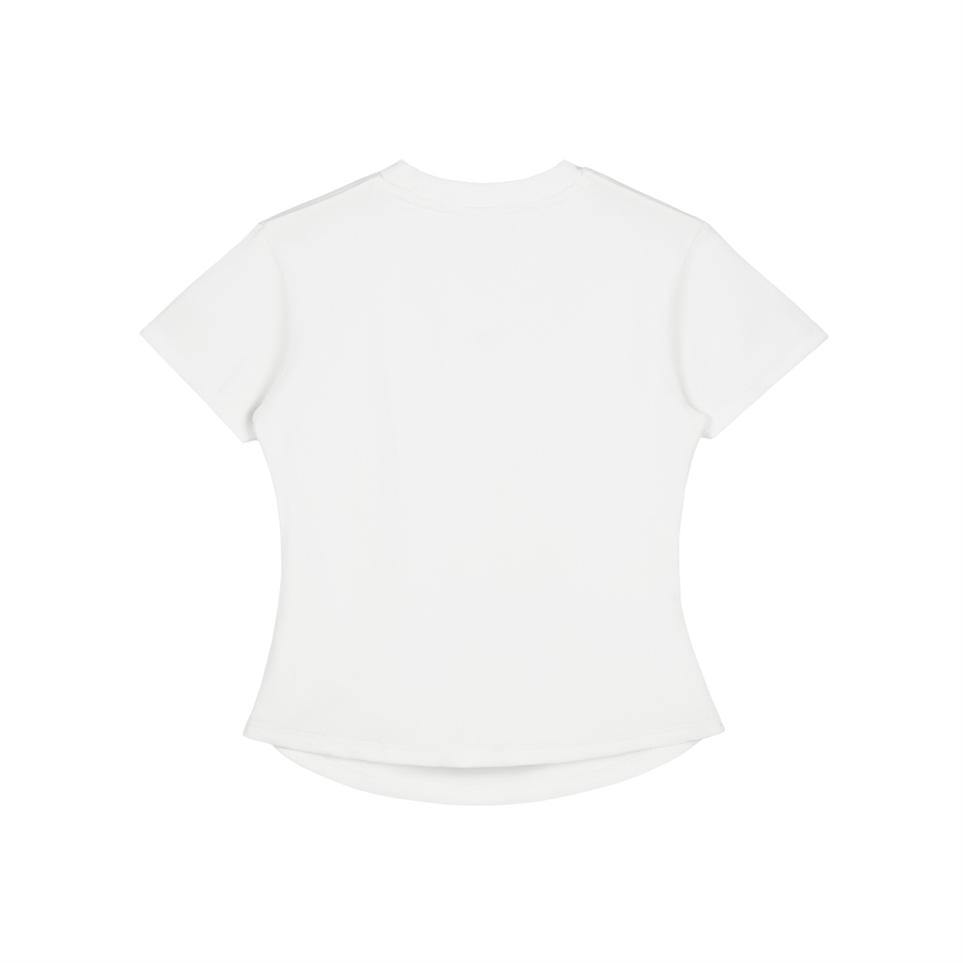 Aonaran Ace Vintaged-Wash Bodycon Cotton T-Shirt