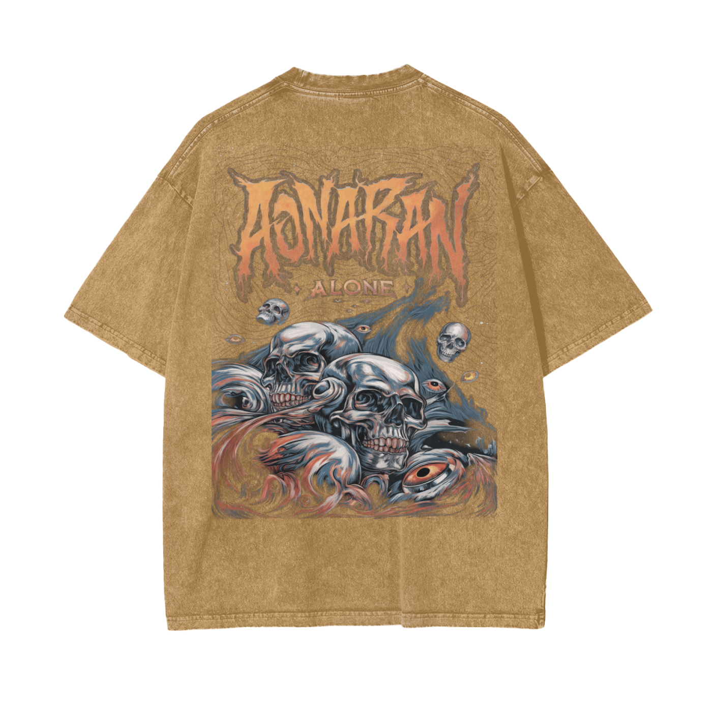 Aonaran Reversed Oversize Snow Washed T-Shirt